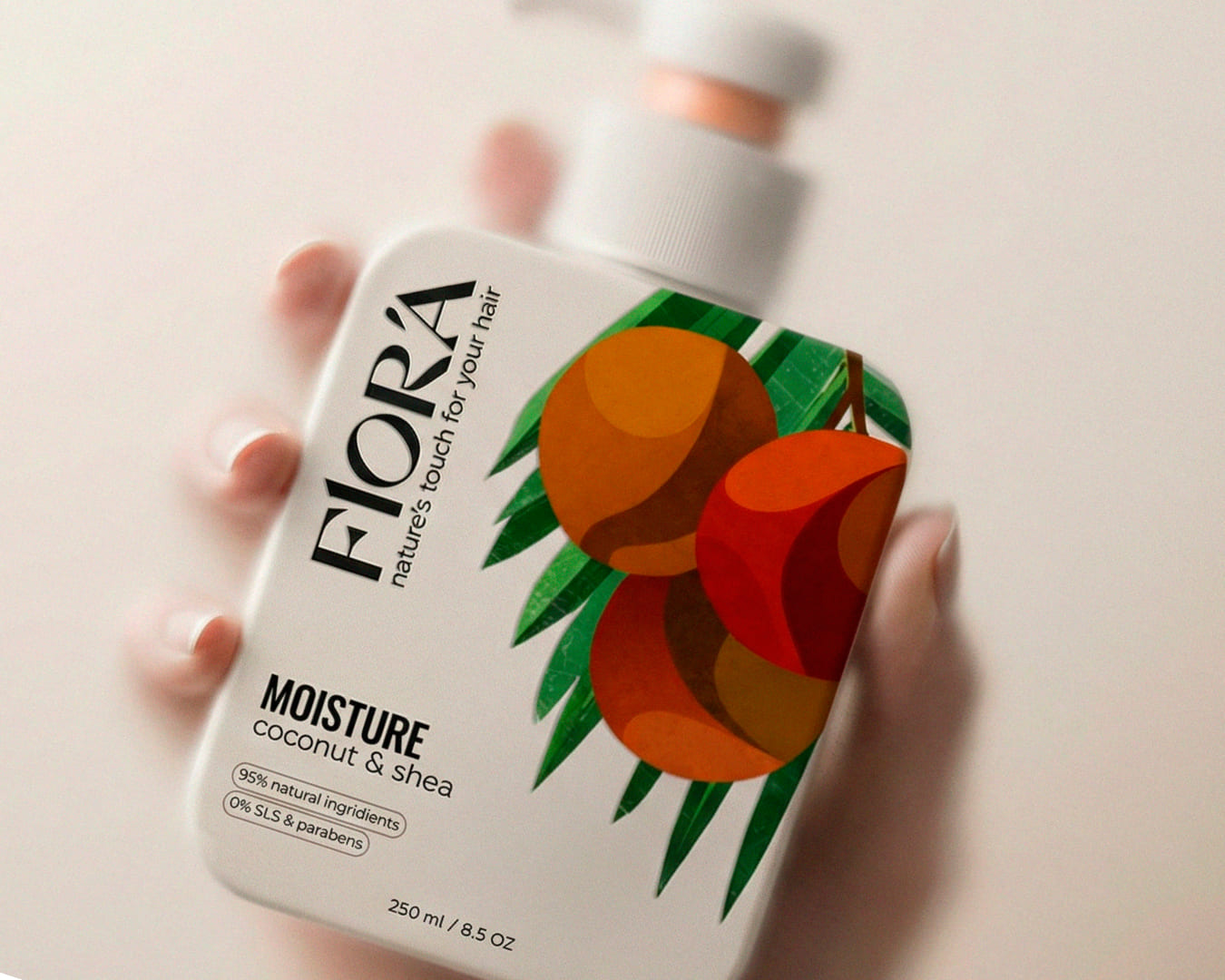 FLORA – shampoo packaging design