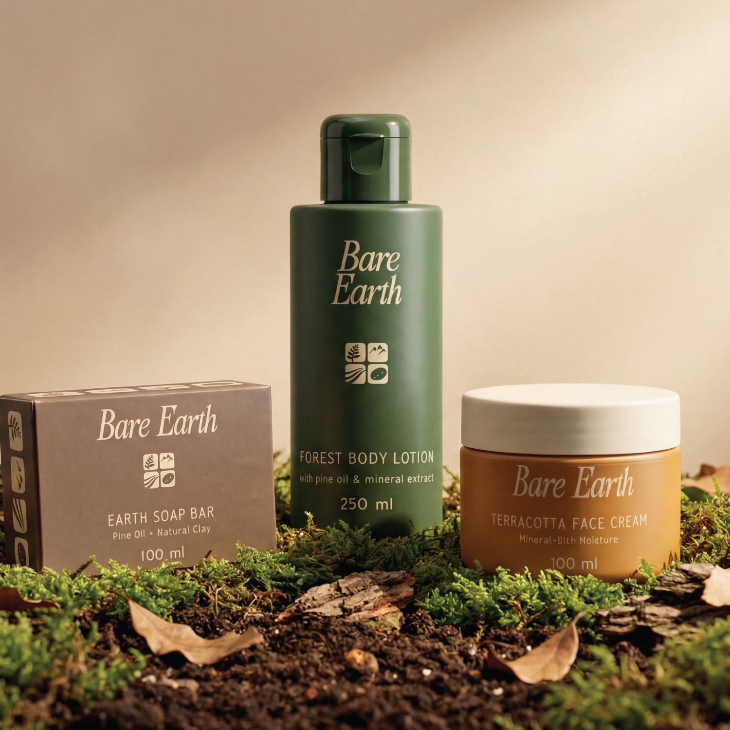 Bare Earth | Natural Skincare Branding