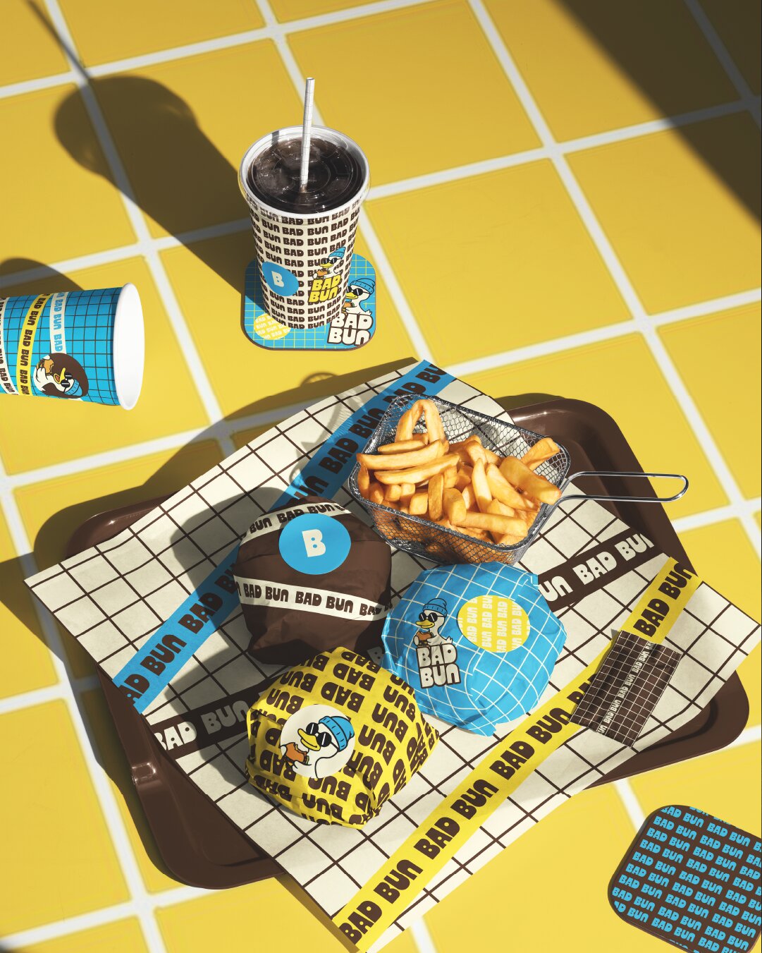BAD BUN: Burger Branding & Packaging