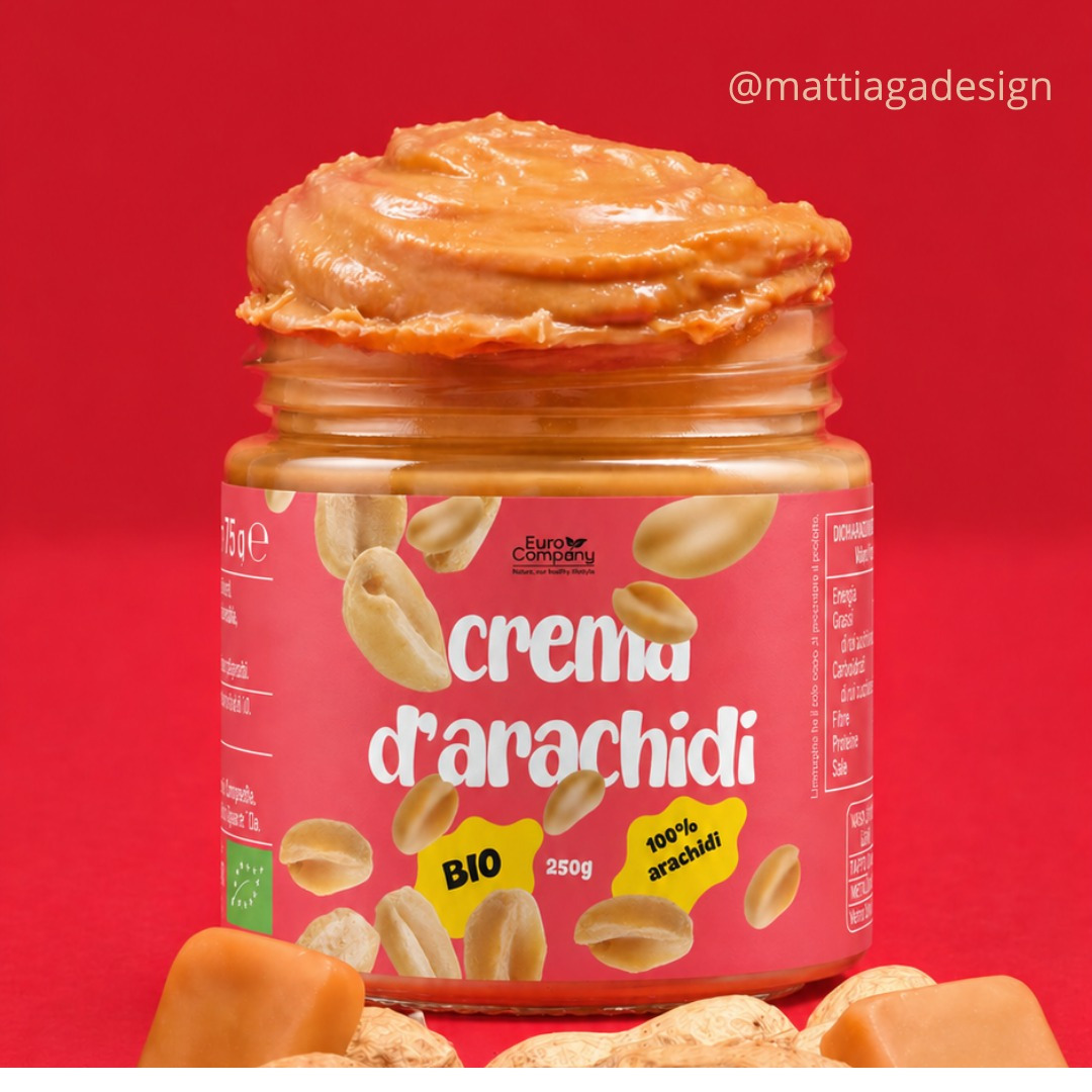 Euro Company, Crema d’Arachidi | Unsolicited Redesign Concept