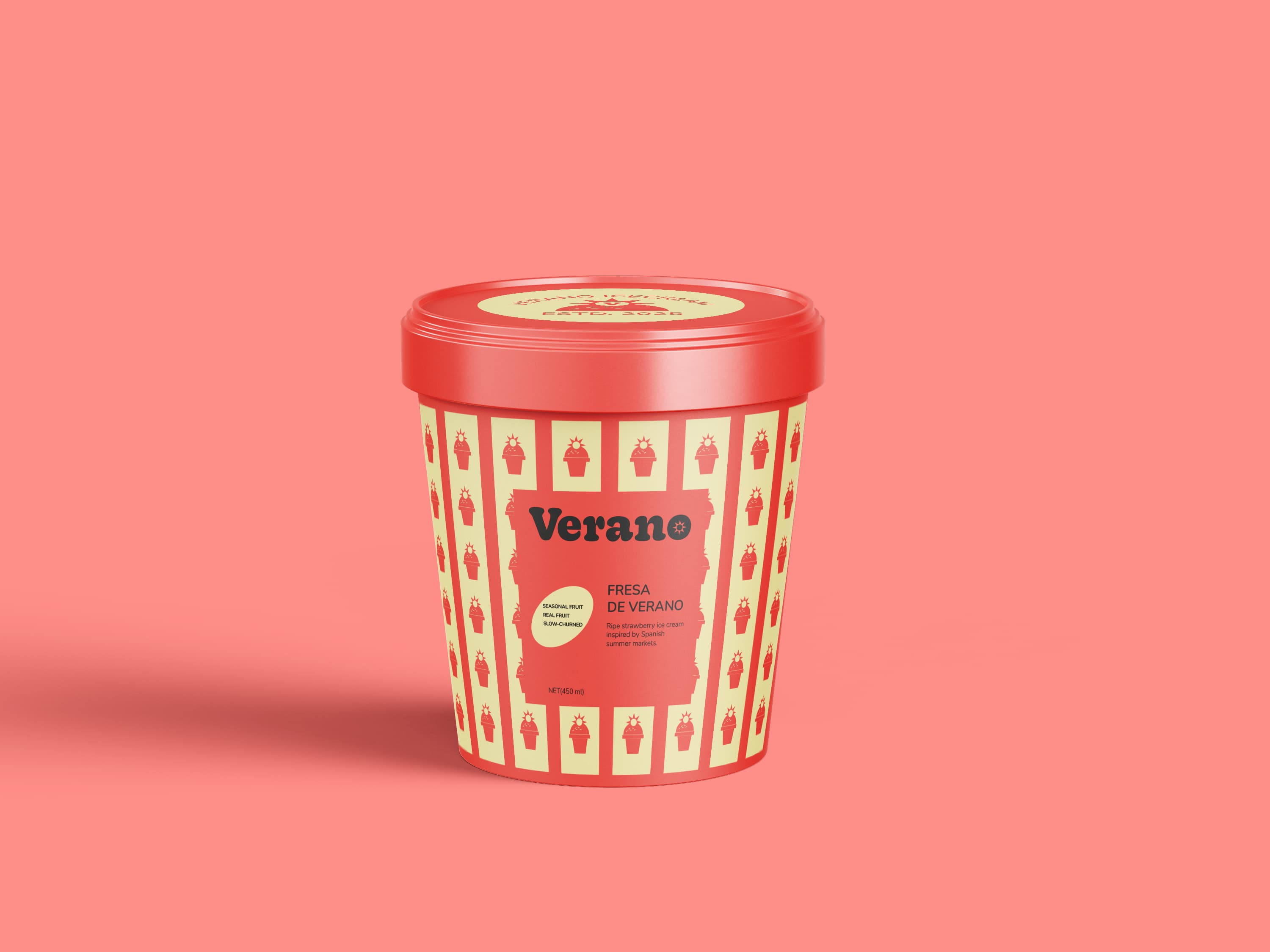 Verano Ice Cream Packaging