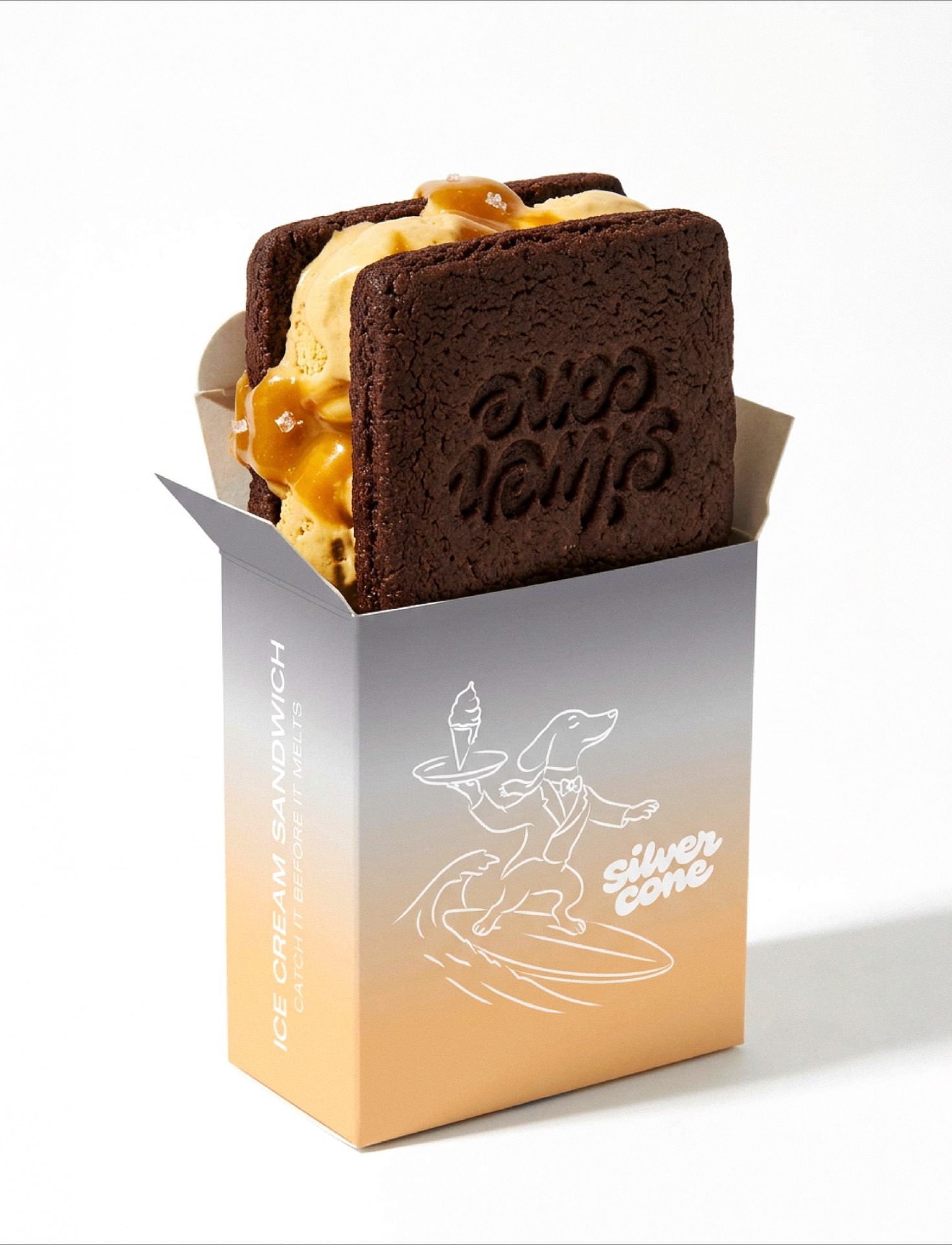 Silver Cone – artisanal ice cream branding & packaging