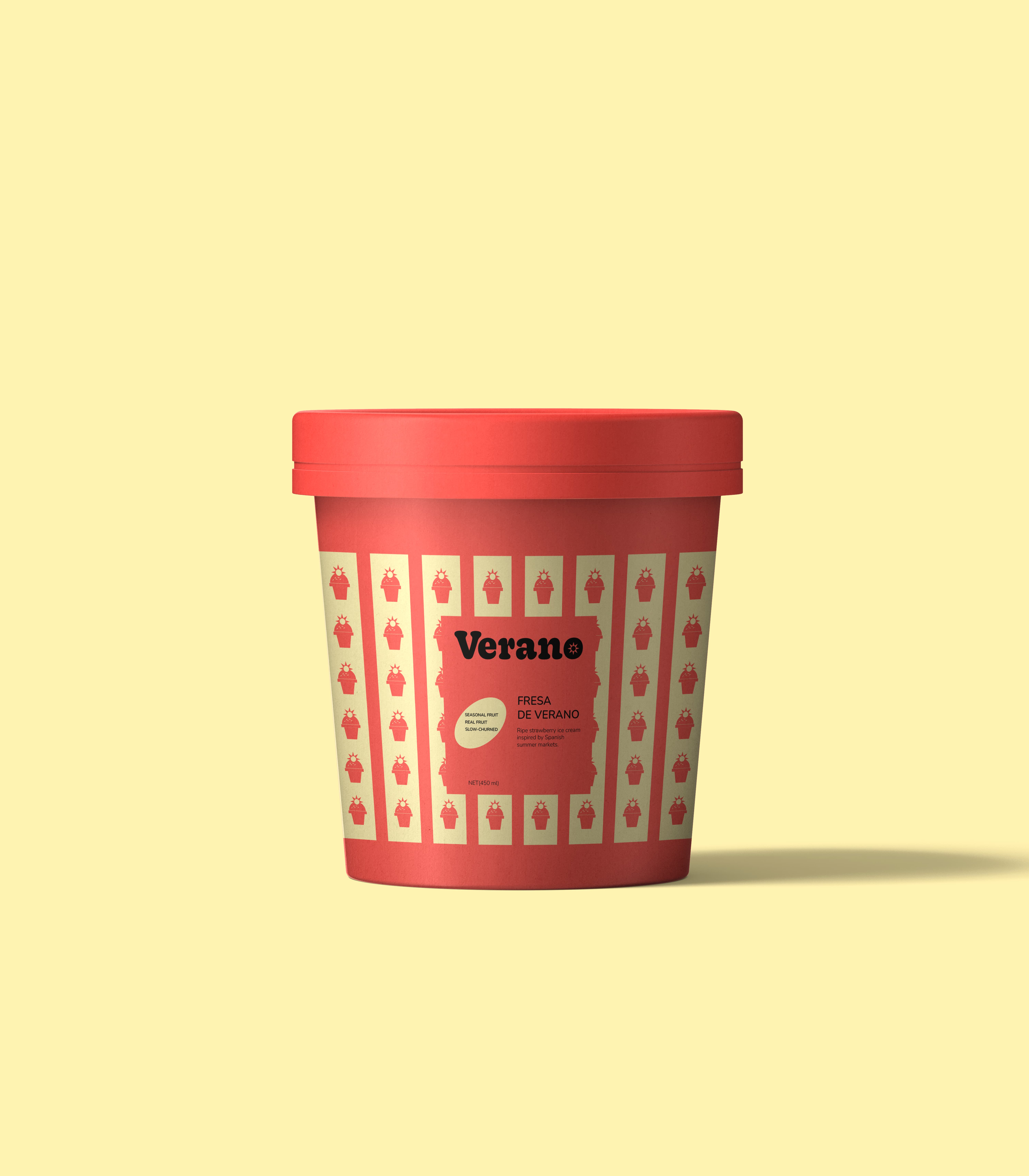 Verano Ice Cream Packaging