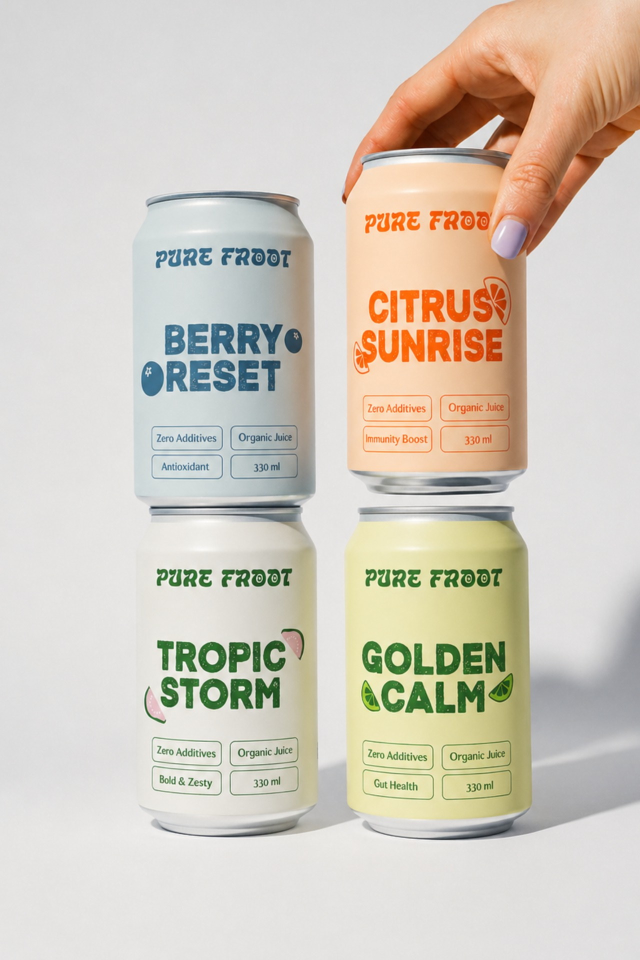 Pure Froot – Organic Juice Can