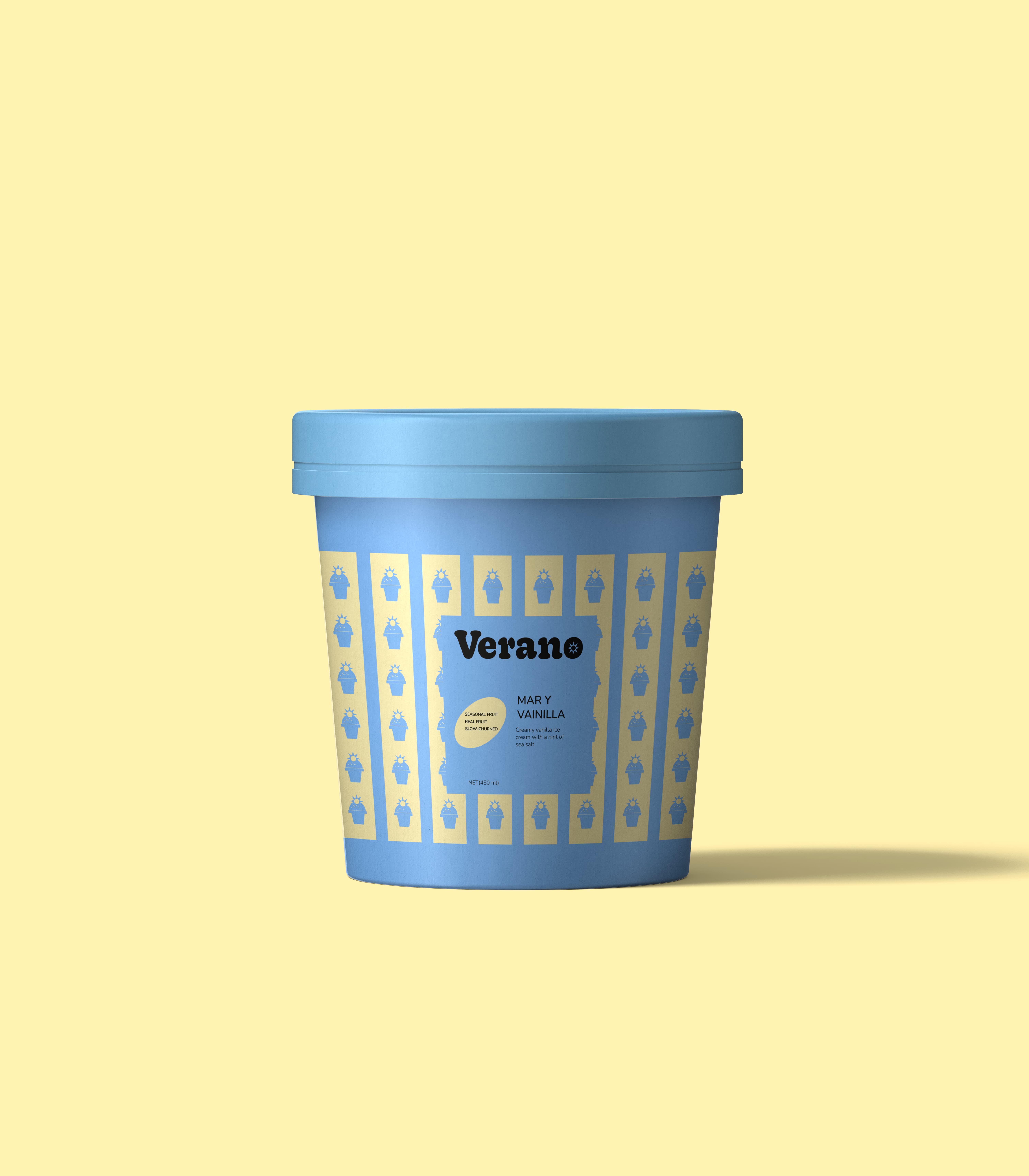Verano Ice Cream Packaging