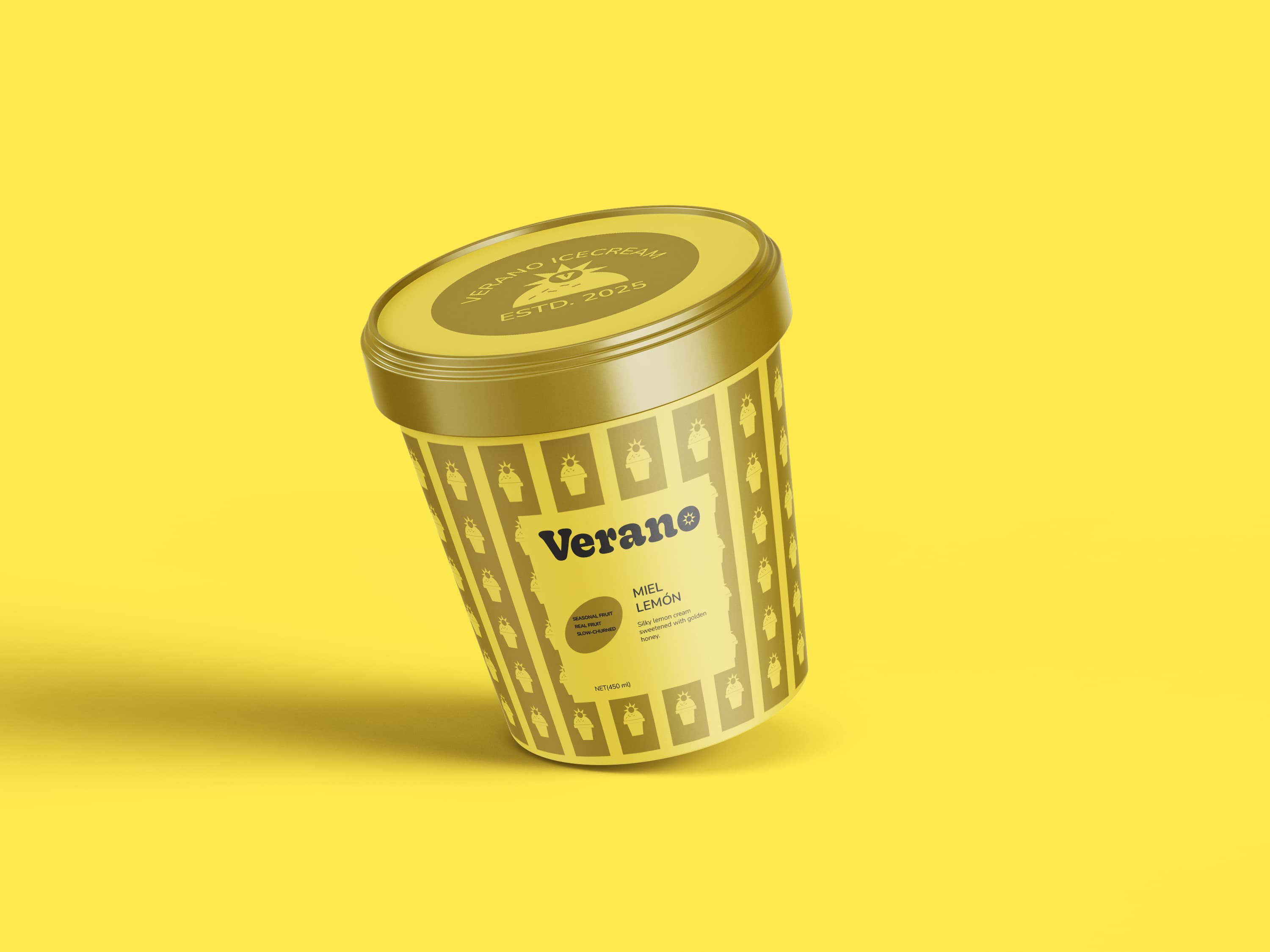 Verano Ice Cream Packaging