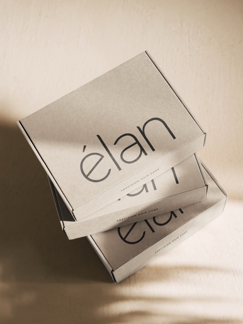 èlan hair care I branding & label design