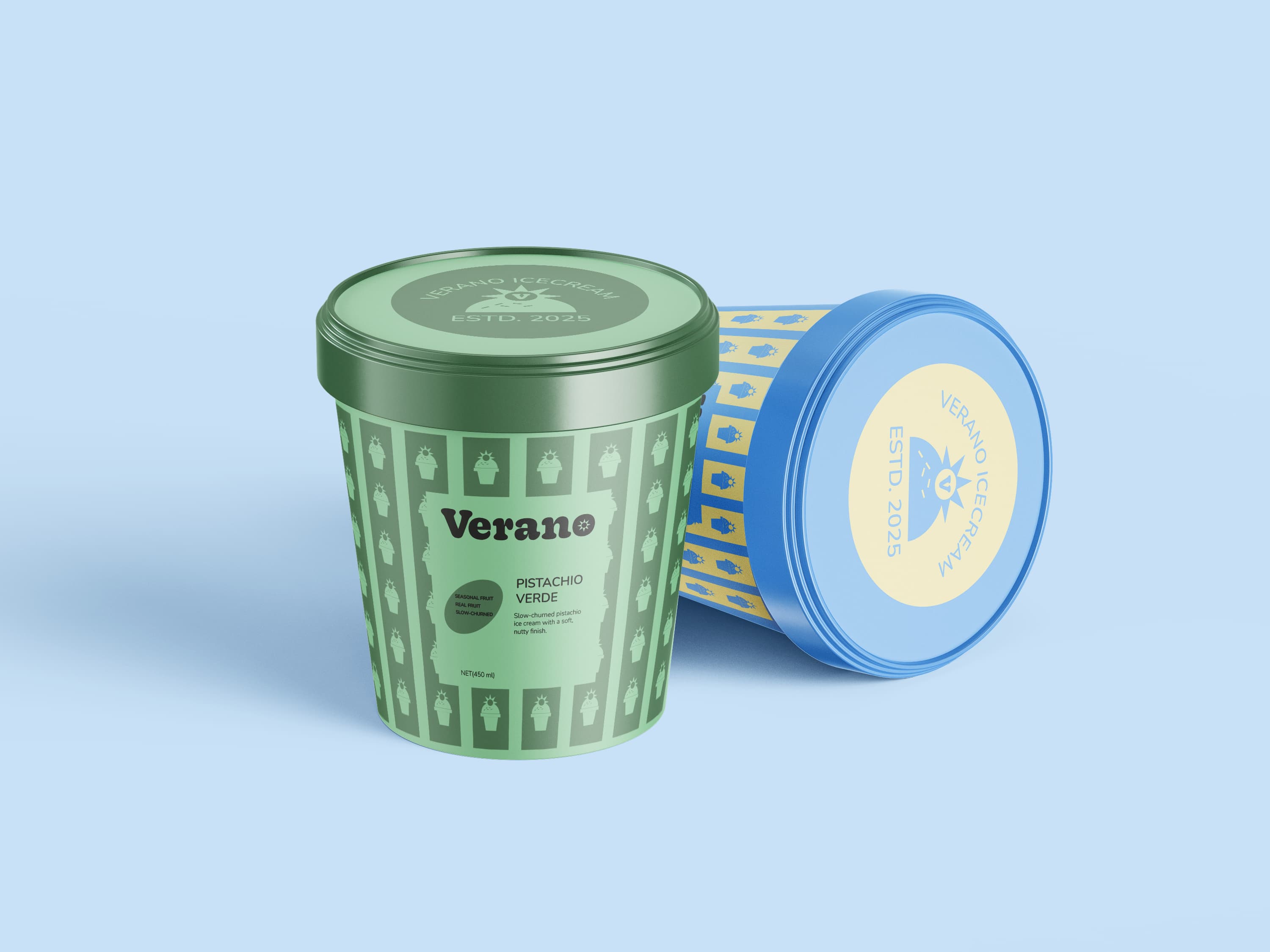 Verano Ice Cream Packaging