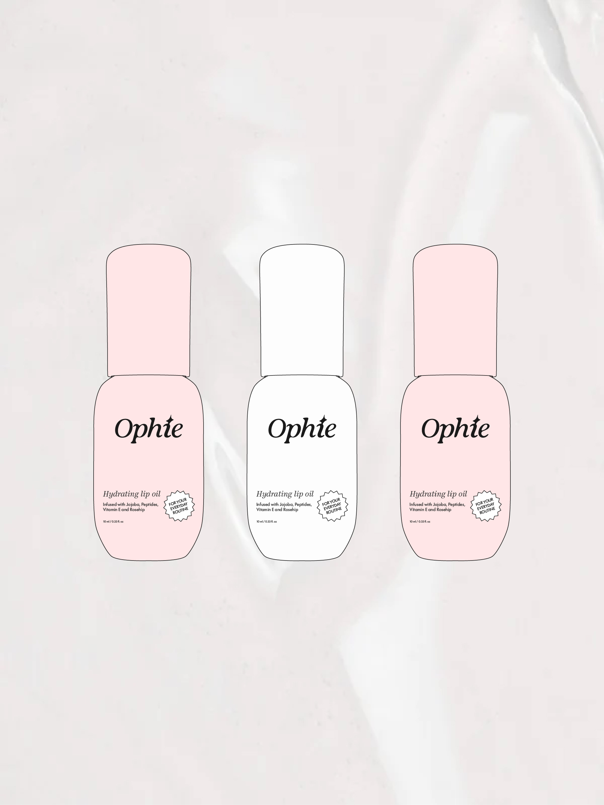Ophie  lip oil I branding & packaging