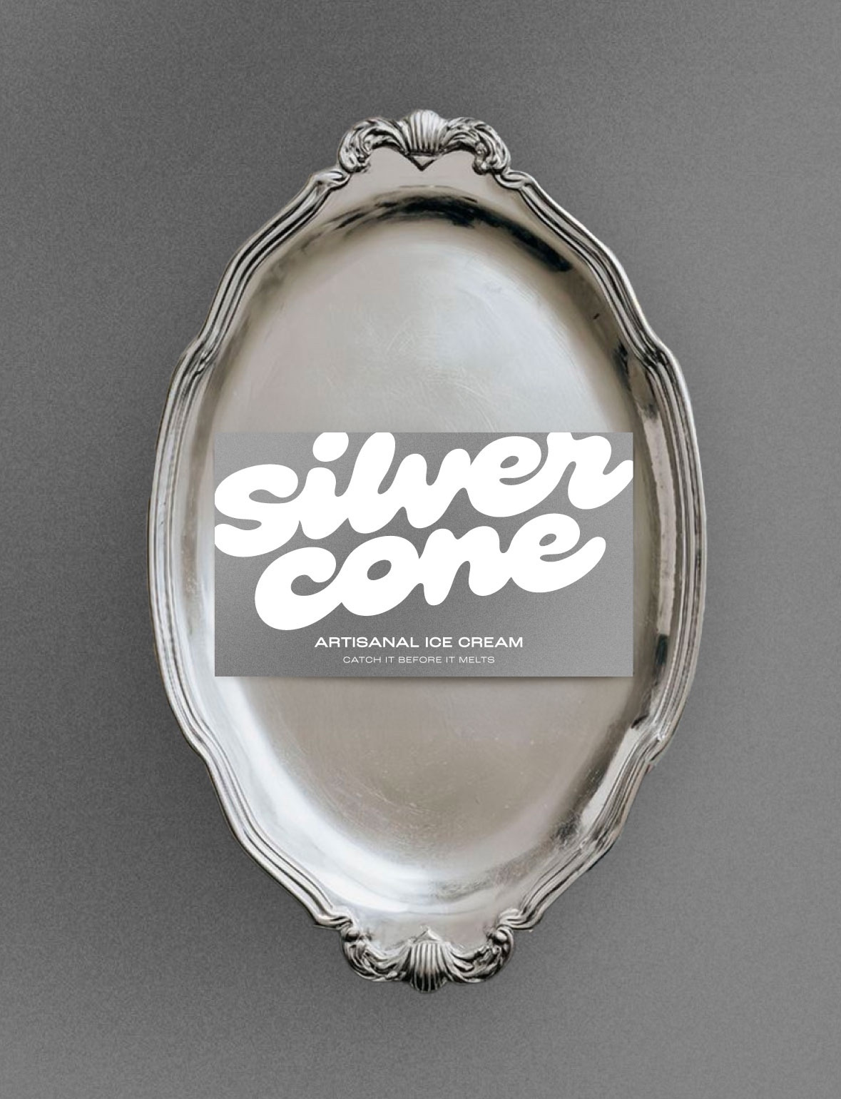 Silver Cone – artisanal ice cream branding & packaging