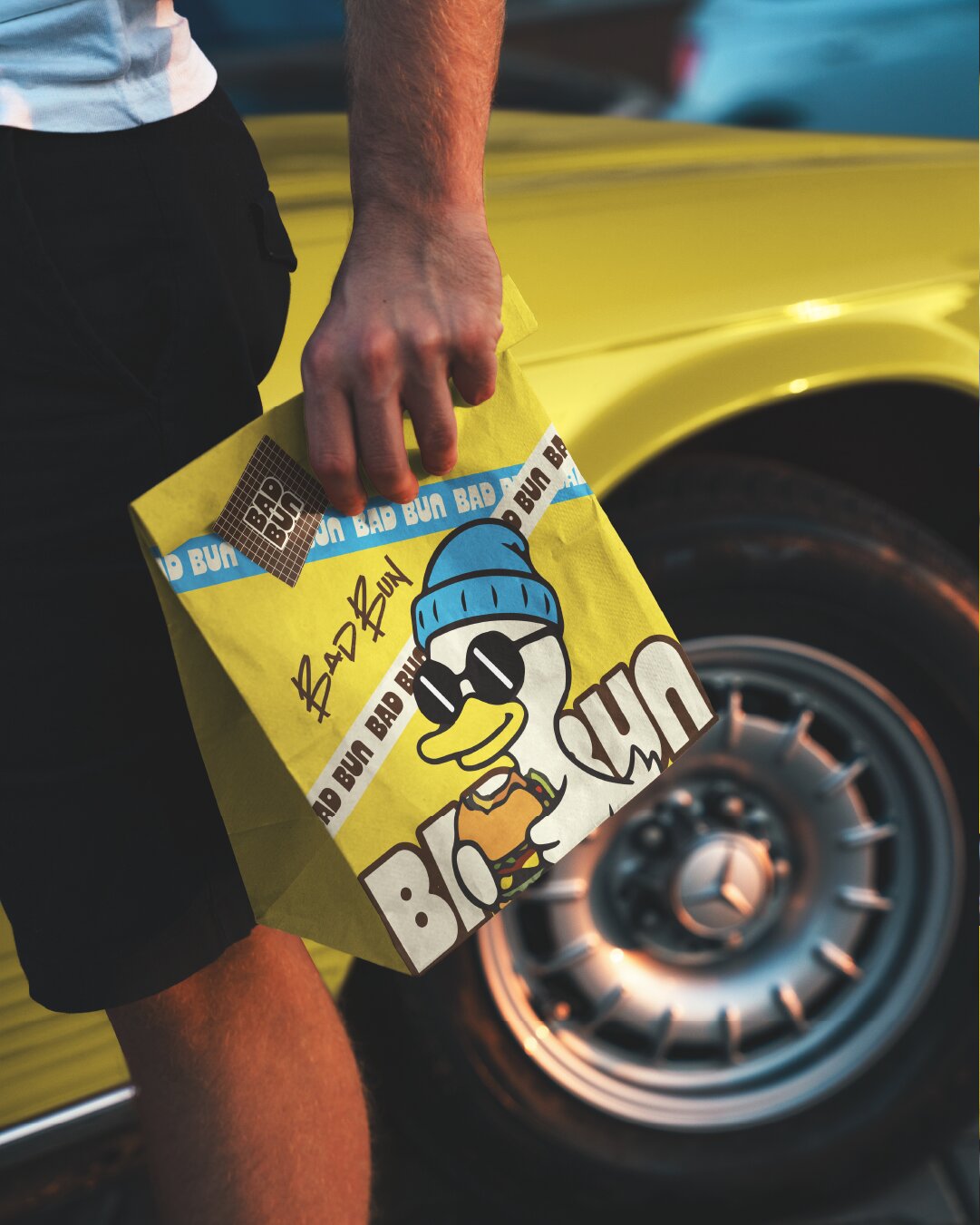 BAD BUN: Burger Branding & Packaging