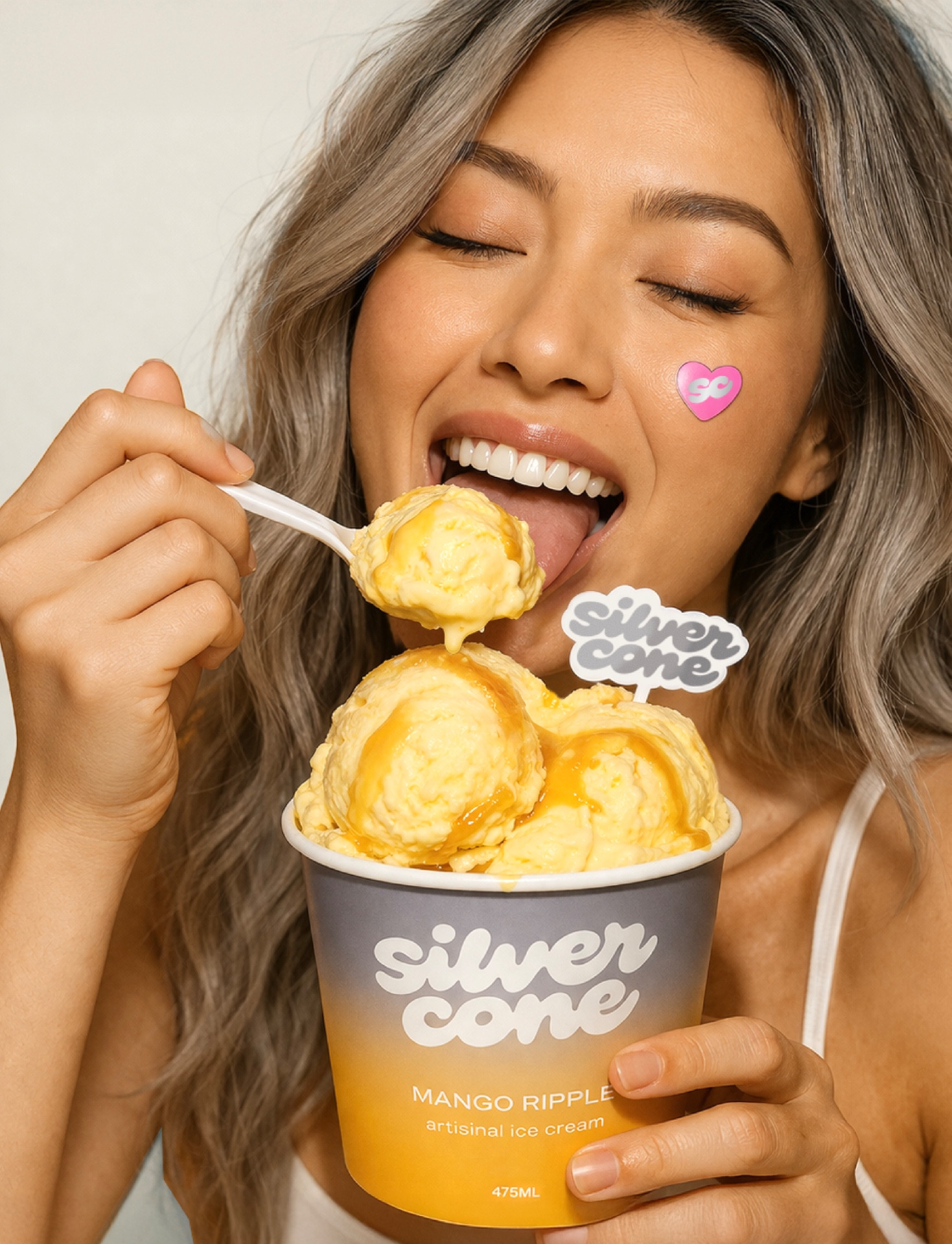 Silver Cone – artisanal ice cream branding & packaging