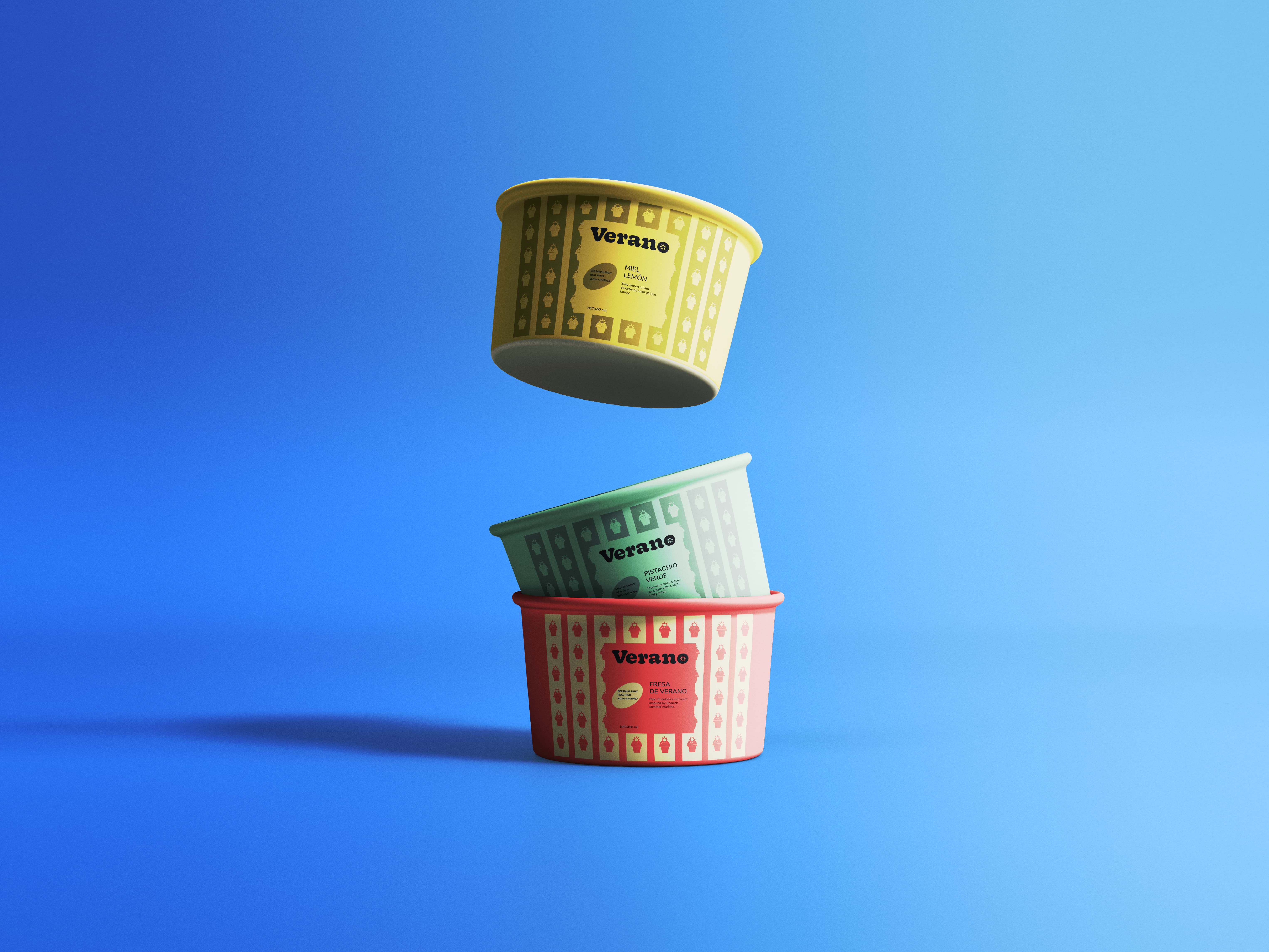 Verano Ice Cream Packaging