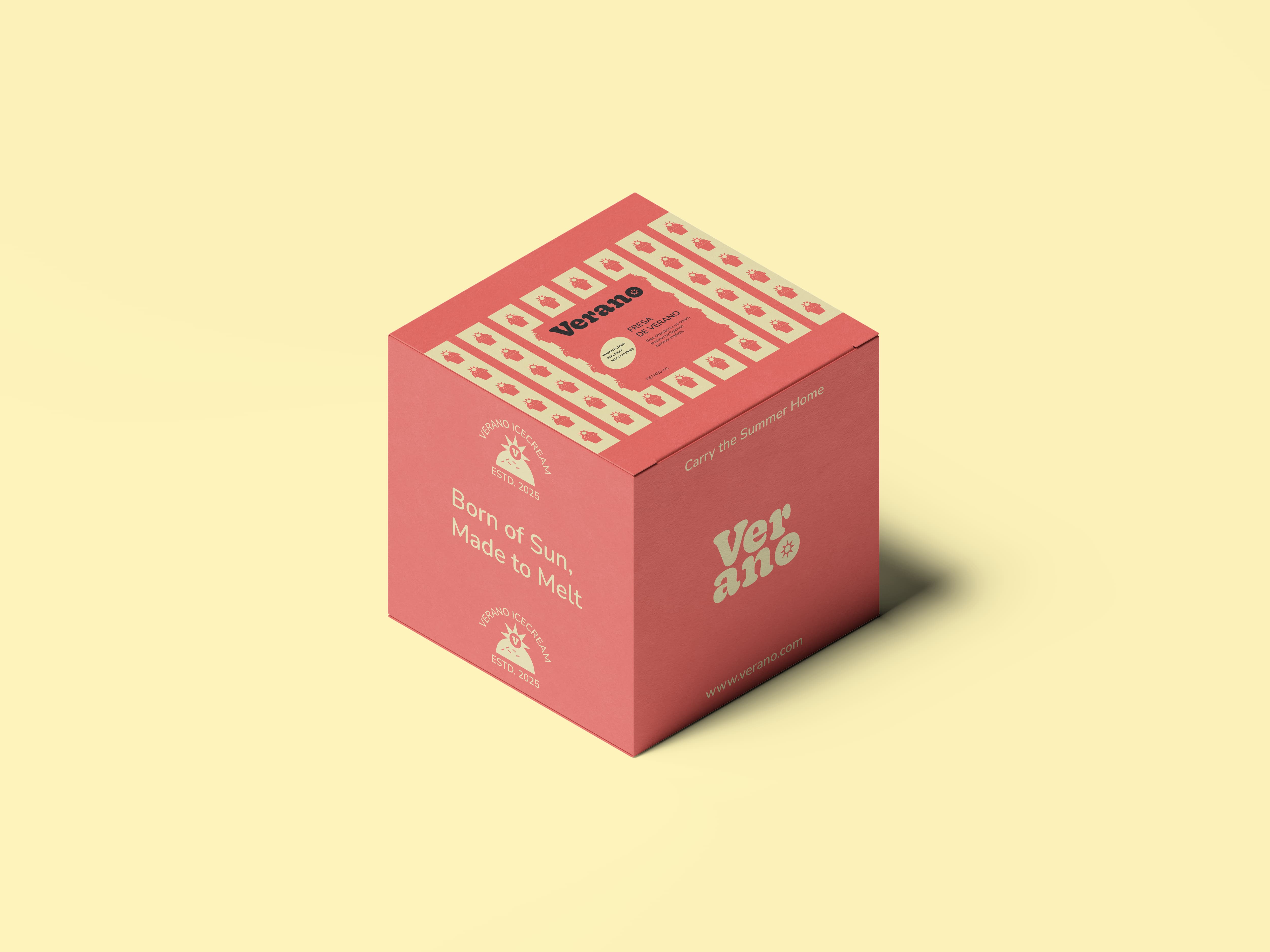 Verano Ice Cream Packaging