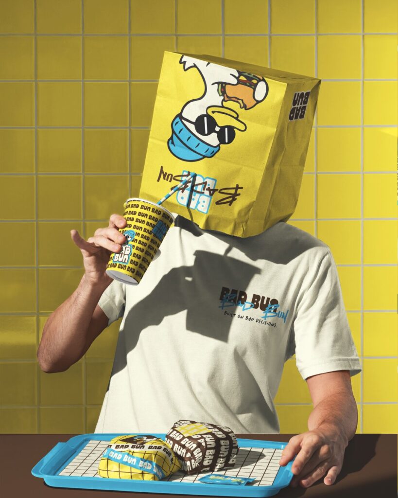 BAD BUN: Burger Branding & Packaging