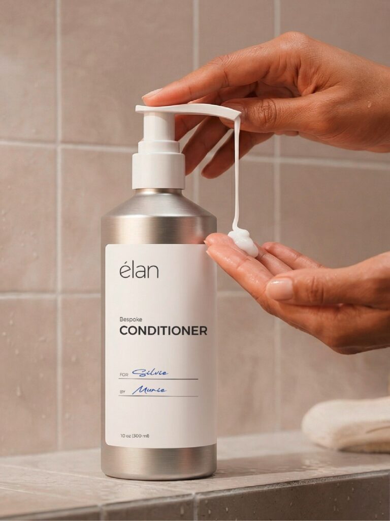 èlan hair care I branding & label design