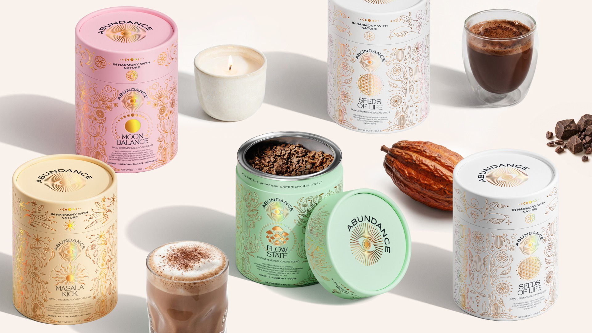Abundance Cacao Packaging