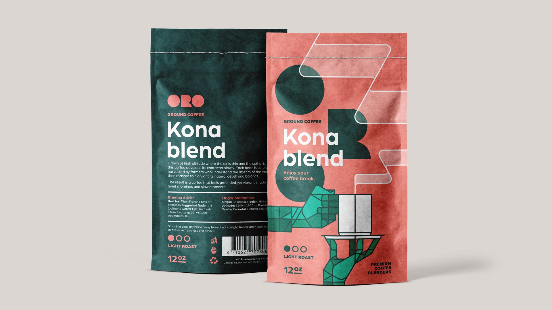 ORO Coffee Packaging Design