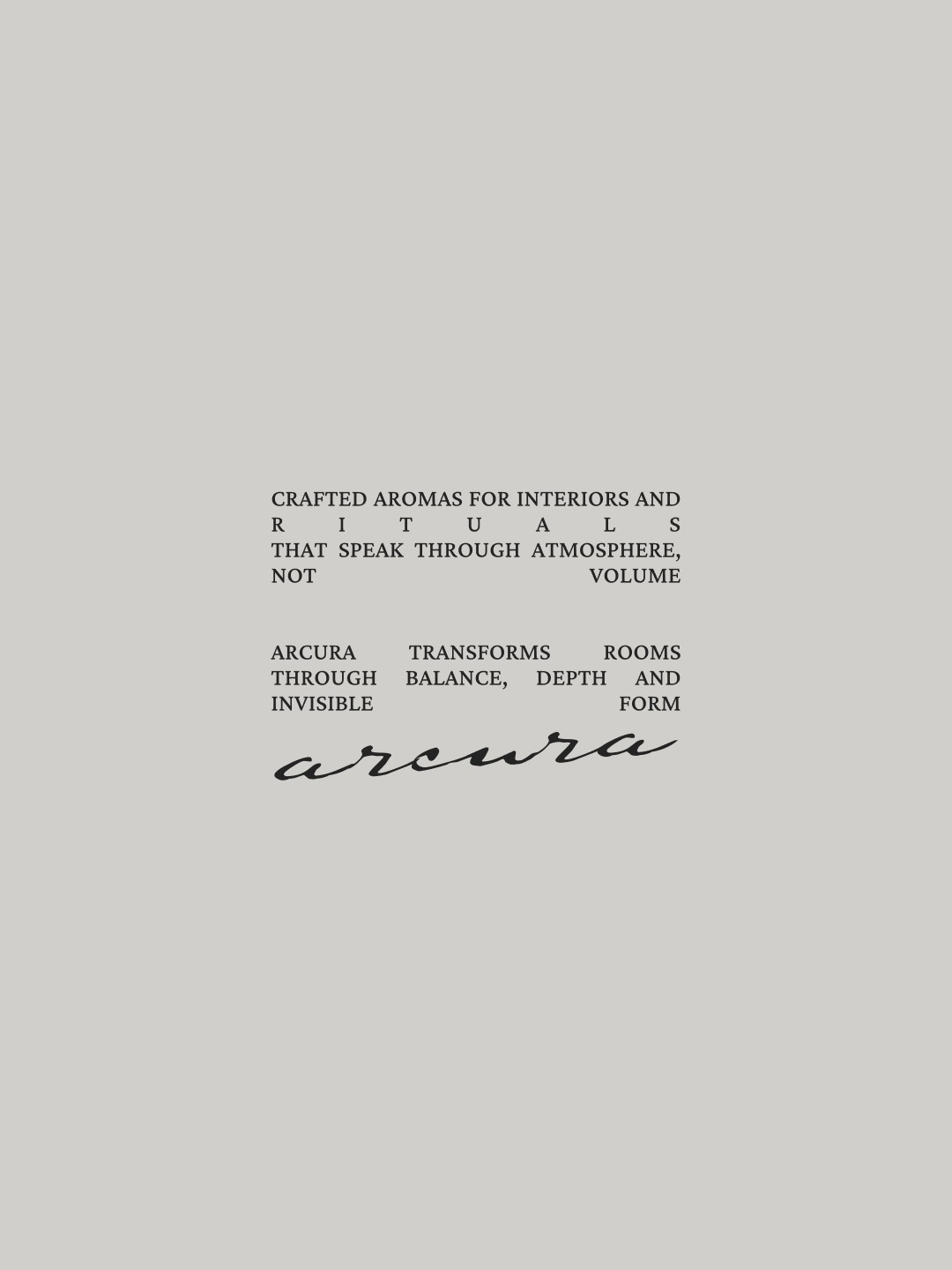 Arcura | Aroma Brand | Packaging AI Identity