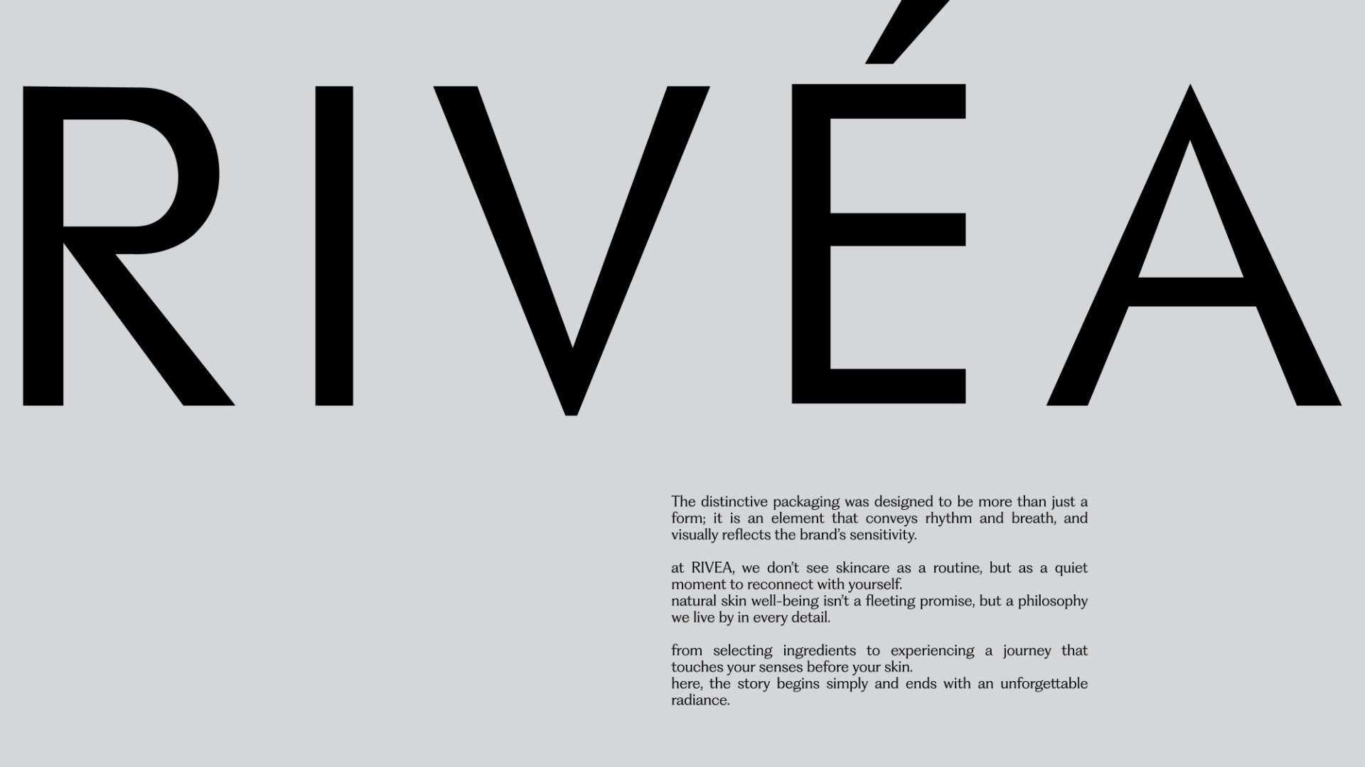 RIVÉA – A Quiet Ritual Crafted for Naturally Radiant Skin