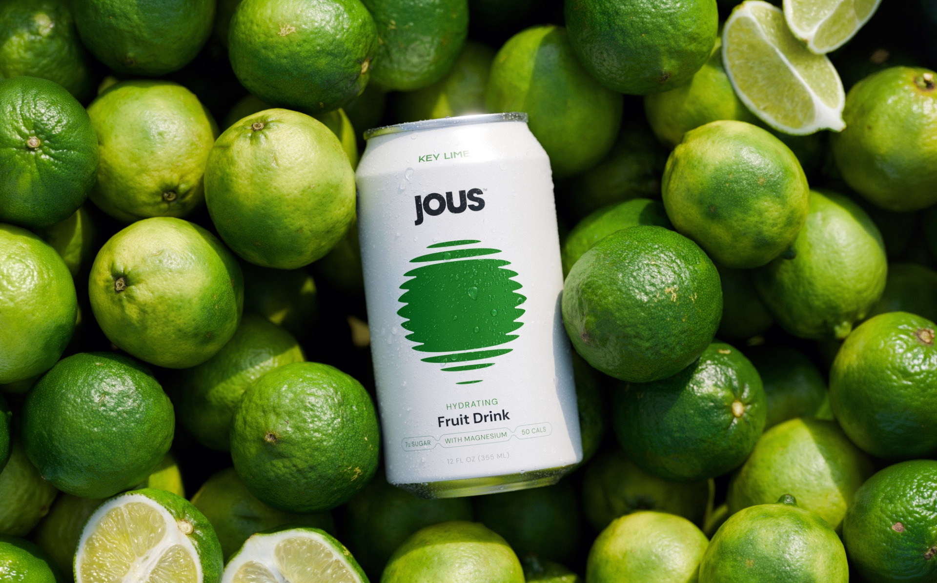 Creative agency Studio Unbound crafts brand identity and packaging for JOUS, a hydration brand designed for wellness and nightlife
