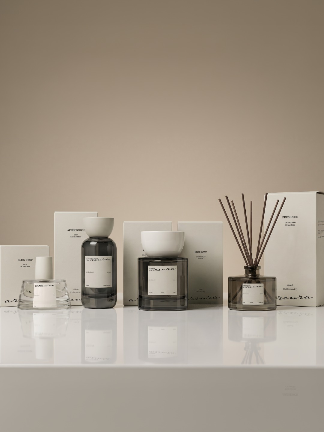 Arcura | Aroma Brand | Packaging AI Identity