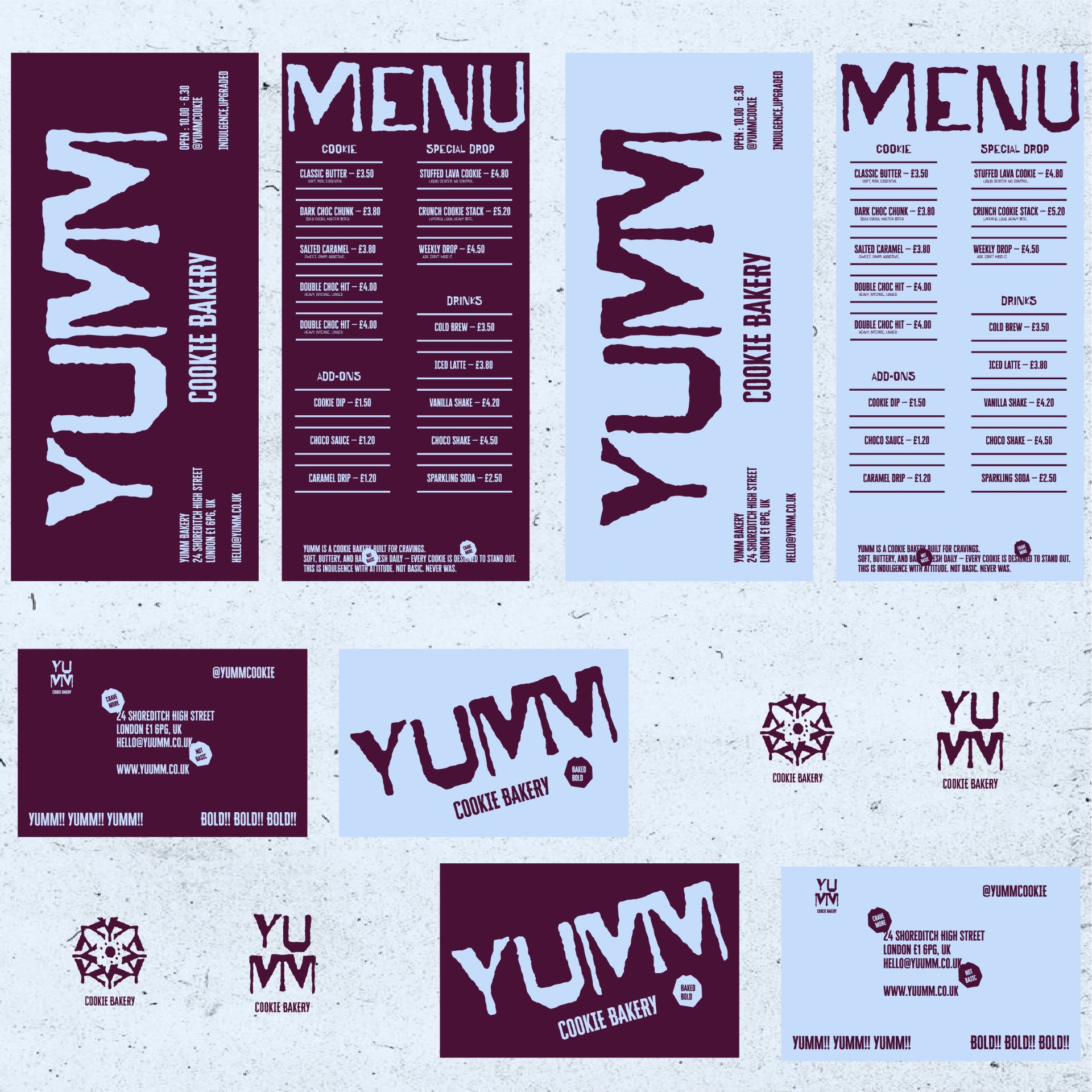 YUMM — Cookie Brand Identity & Packaging