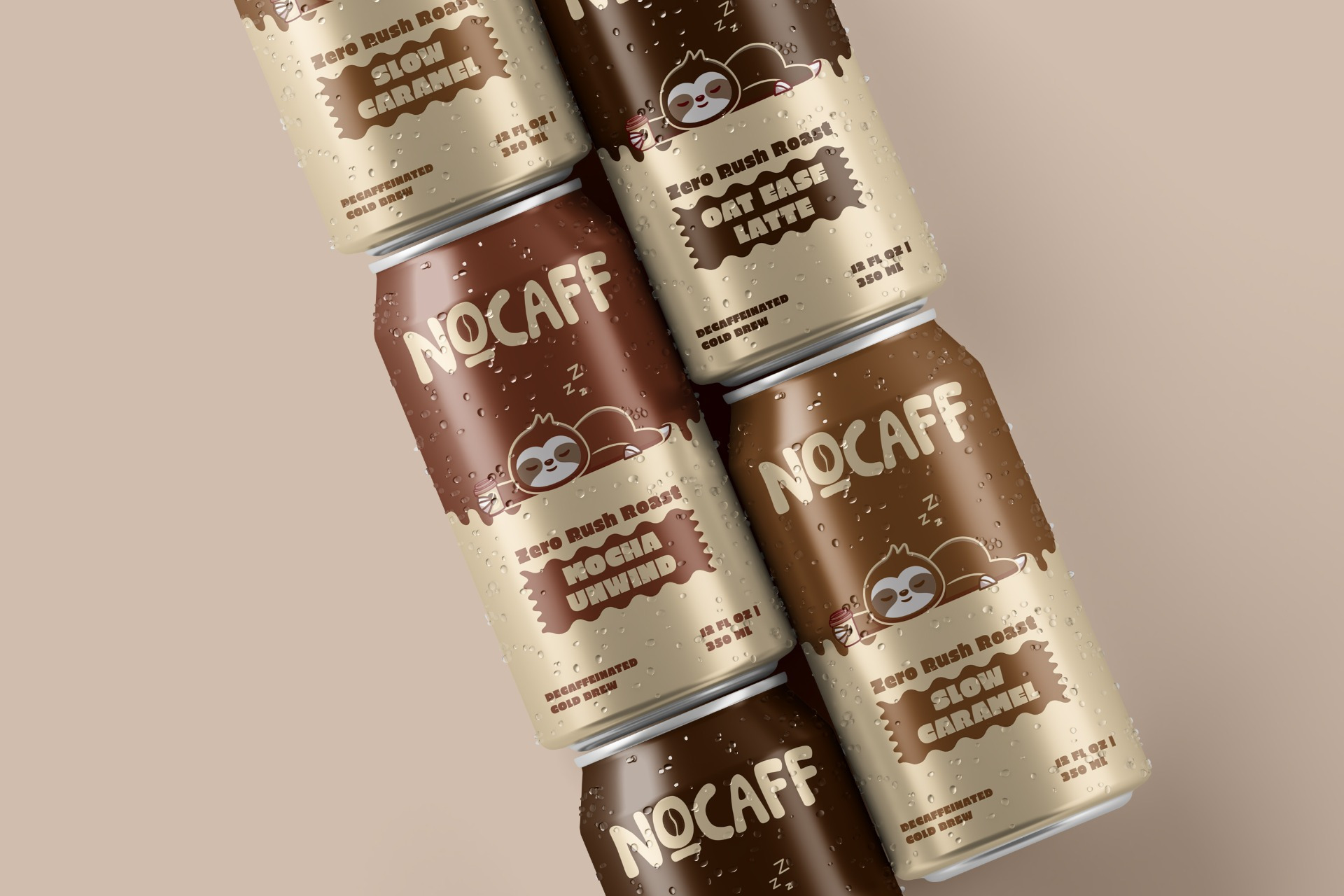 NOCAFF – DECAF CAN PACKAGING
