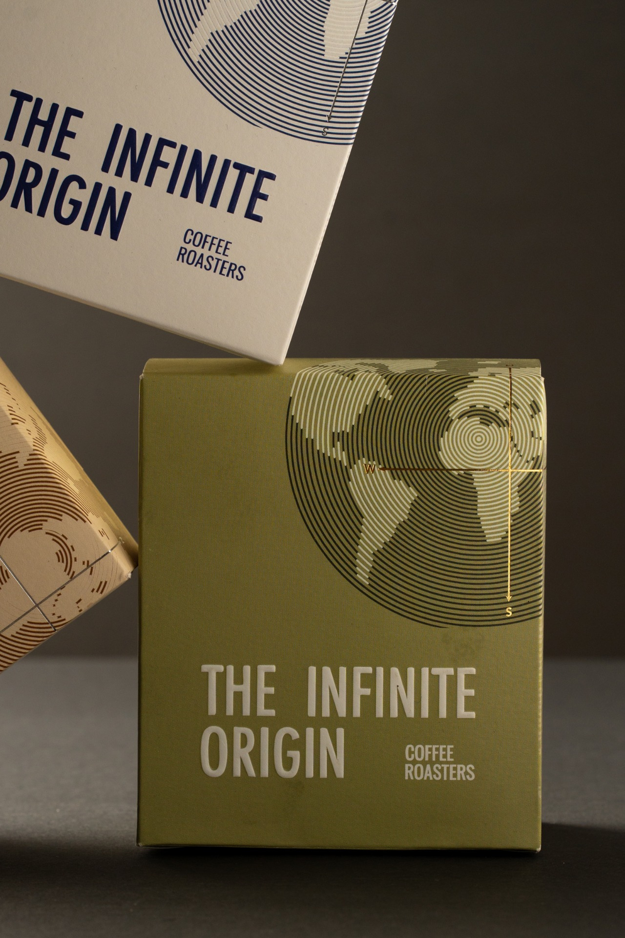 The Infinite Origin – Coffee box packaging