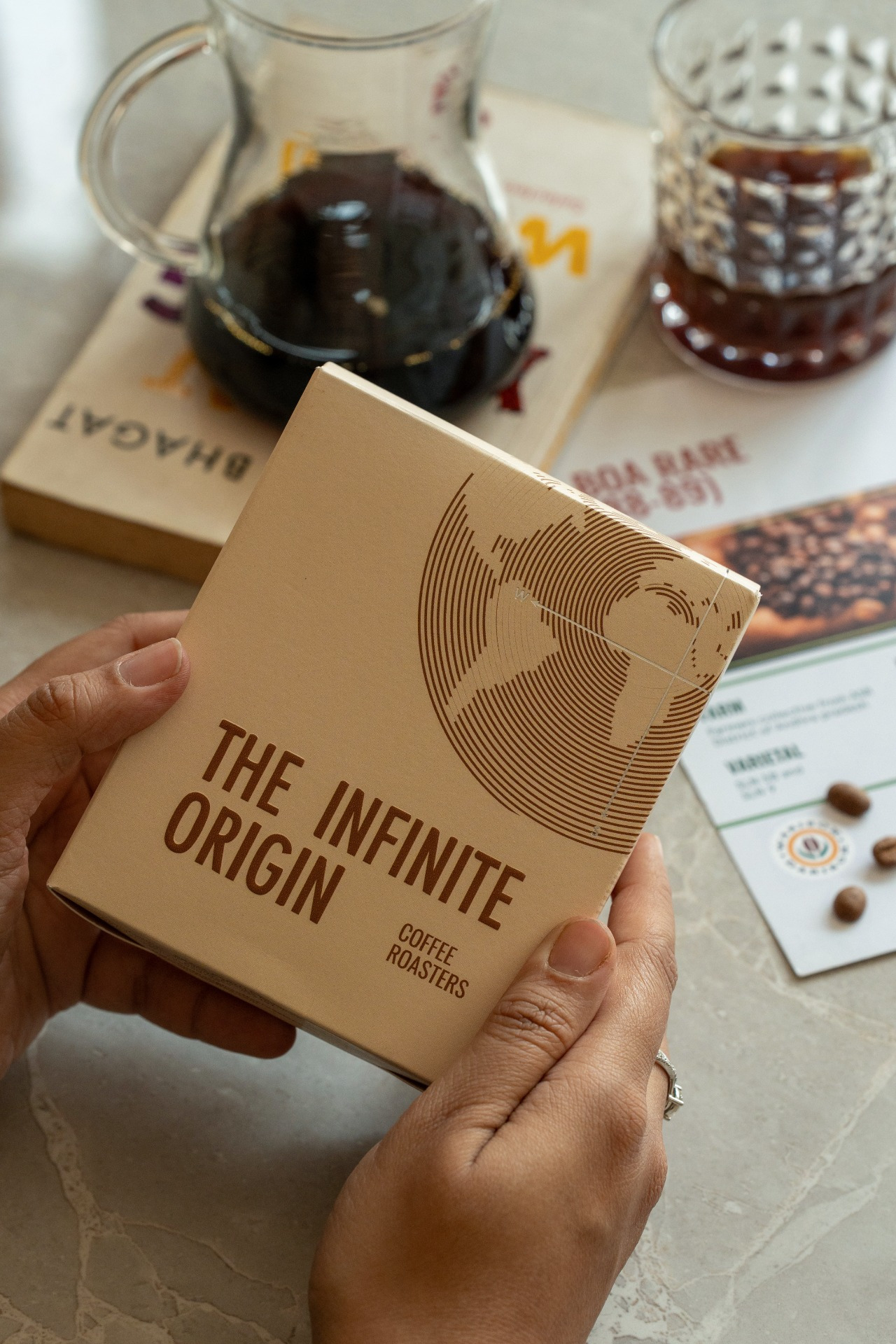 The Infinite Origin – Coffee box packaging