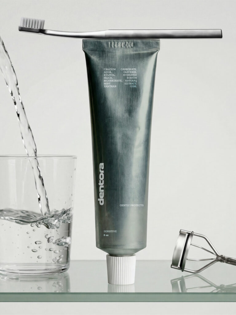 Dentora | Toothpaste Branding & Art Direction