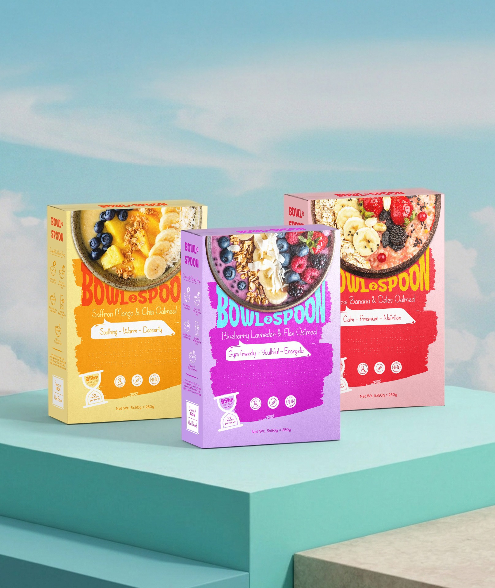 Bowl2Spoon – Inclusive Oat Meal Packaging Design
