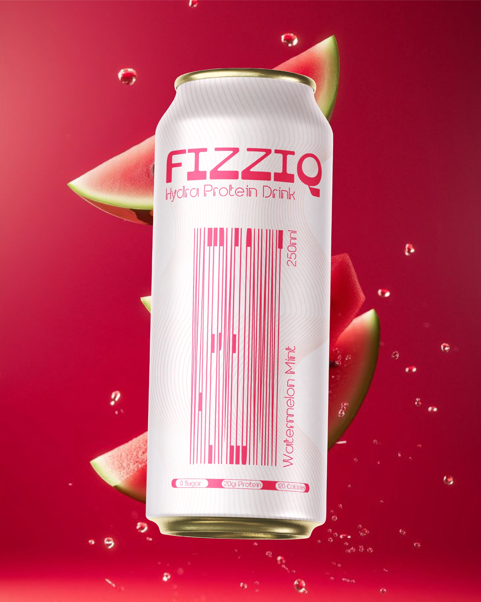 FIZZIQ – Hydra Protein Drink Packaging Design