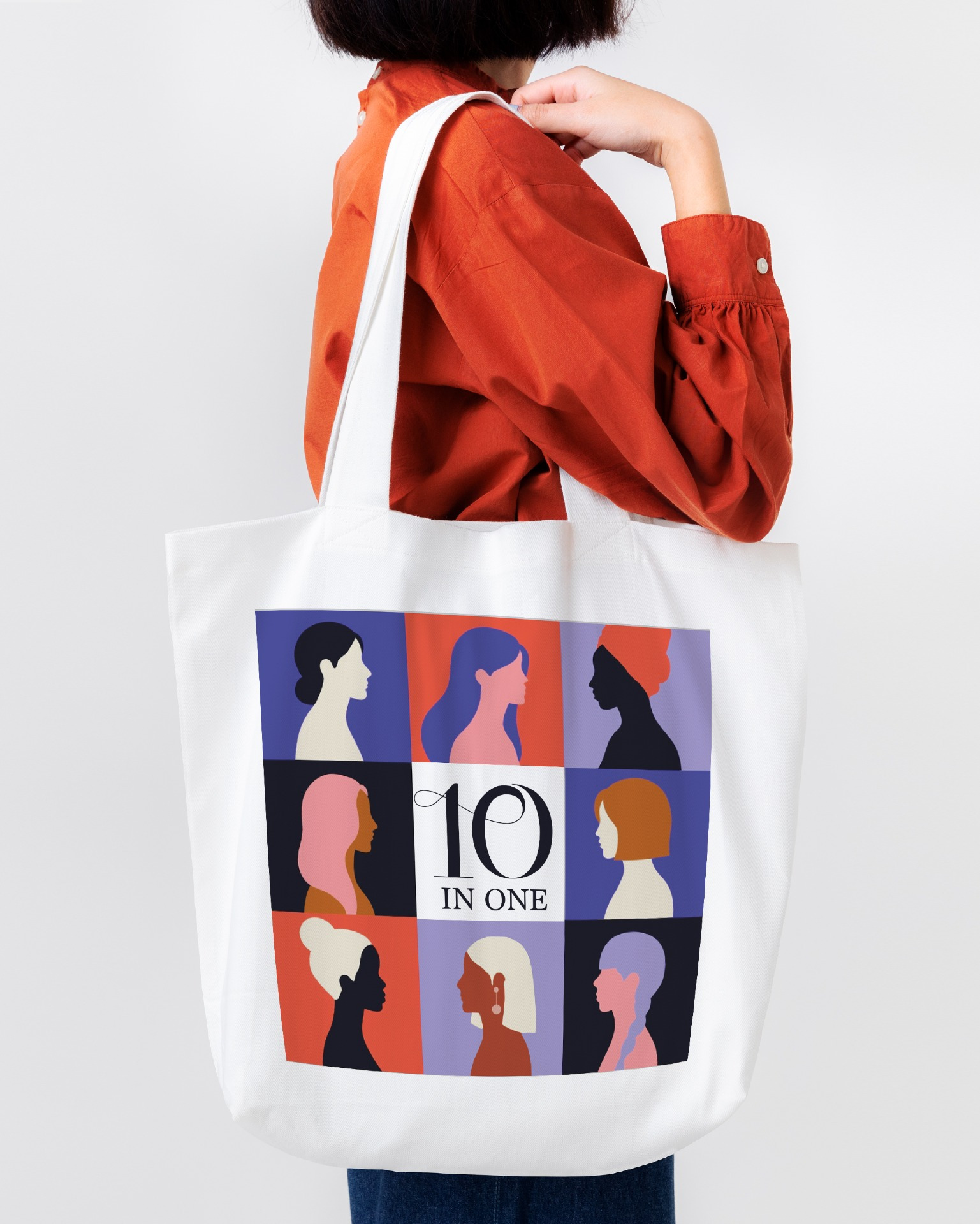 hair mask (10 in 1) packaging design