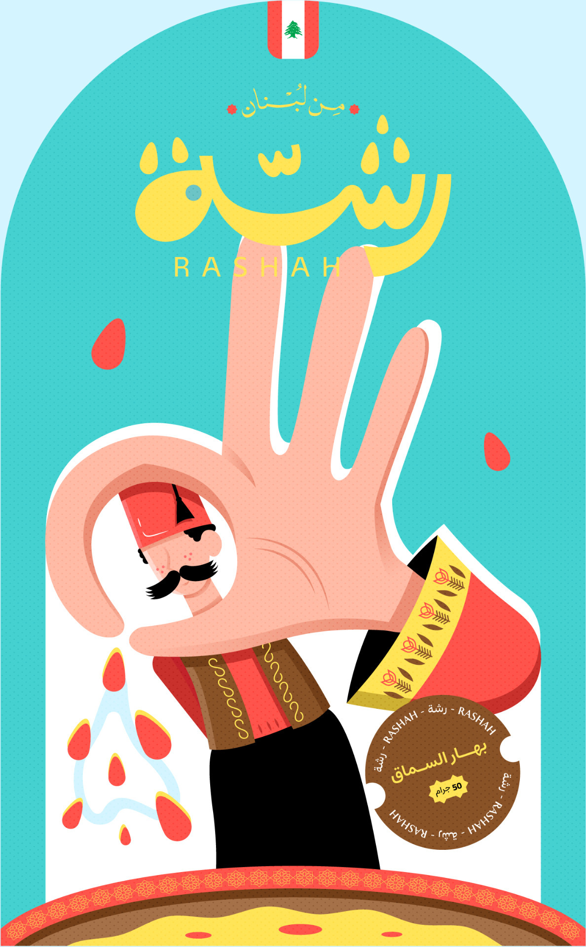 Rashah: Cultural Storytelling Through Spice Character Packaging Design