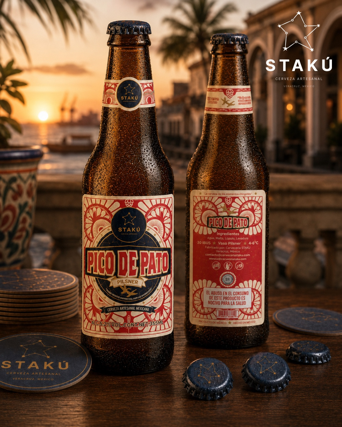 STAKU Craft Beer Packaging System Inspired by Veracruz
