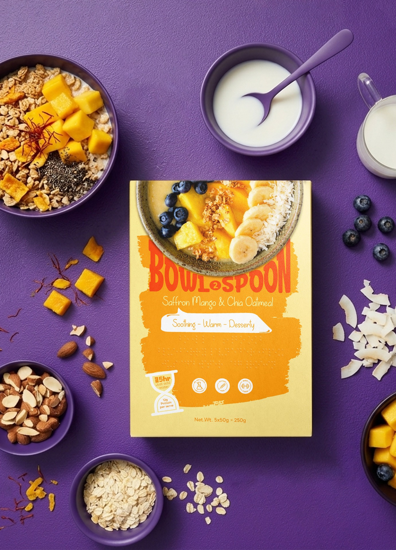 Bowl2Spoon – Inclusive Oat Meal Packaging Design