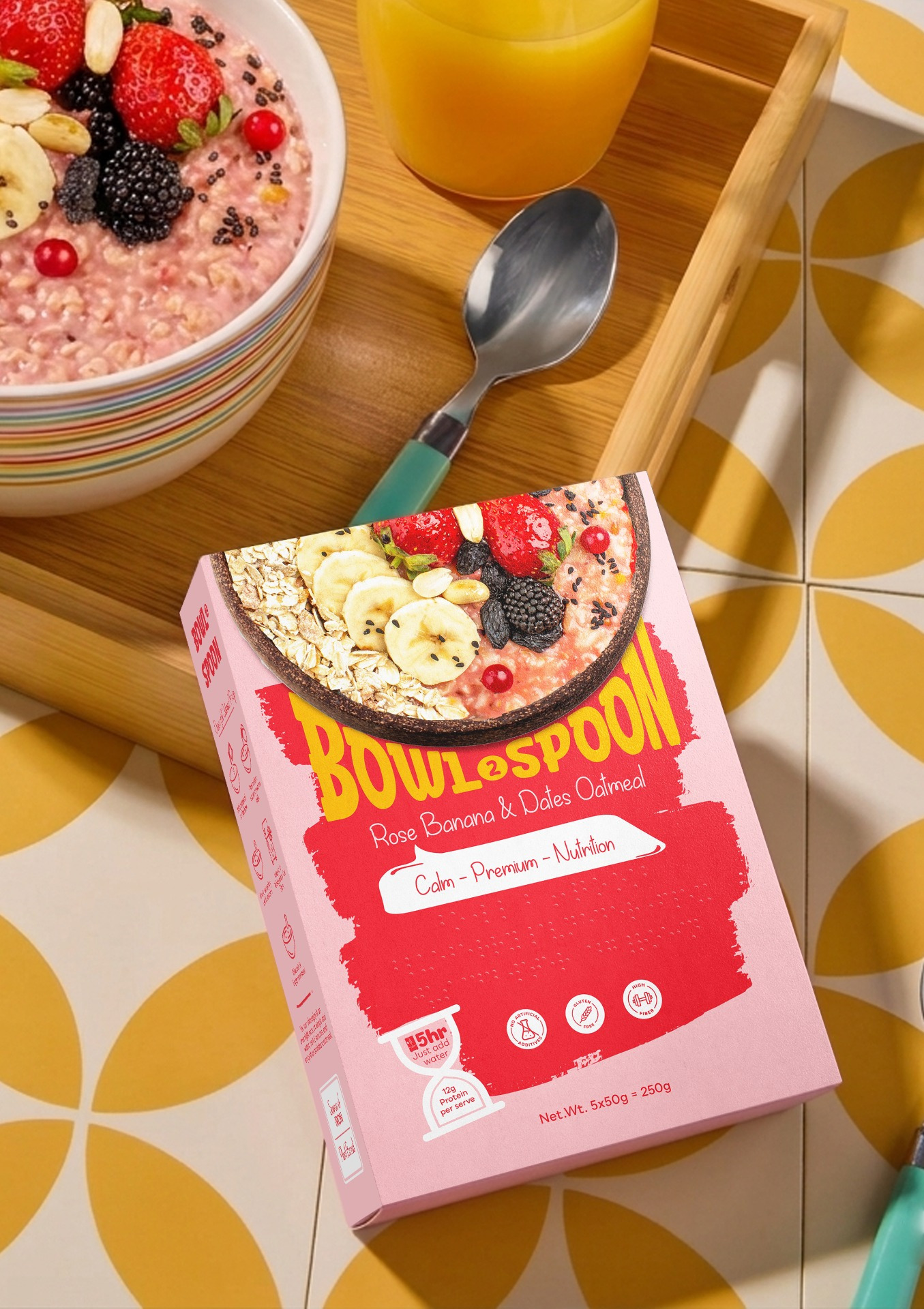 Bowl2Spoon – Inclusive Oat Meal Packaging Design