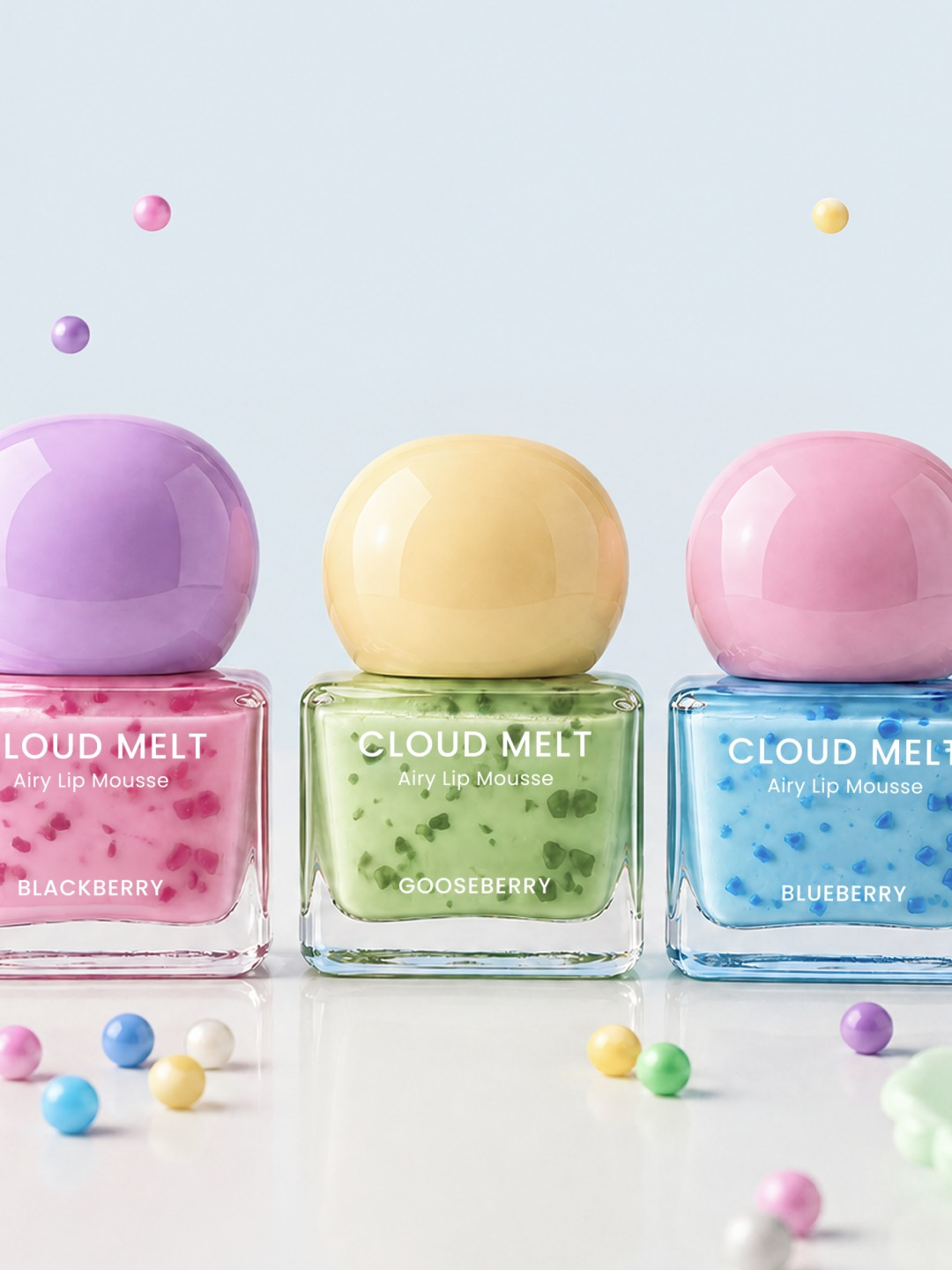 CLOUD MELT | Lip Mousse Balm Packaging AI