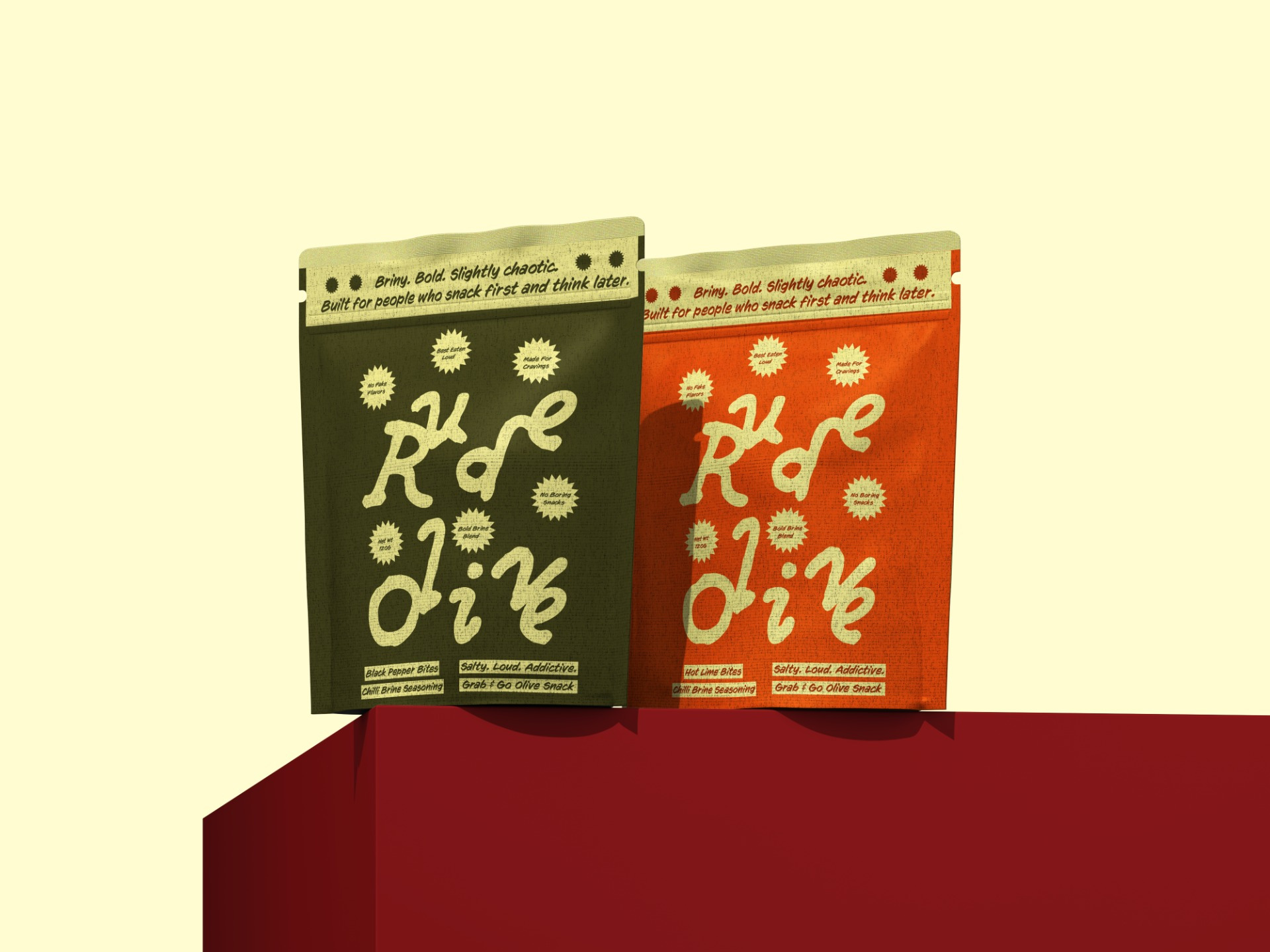 Rude Olive — Brand Identity & Packaging Design