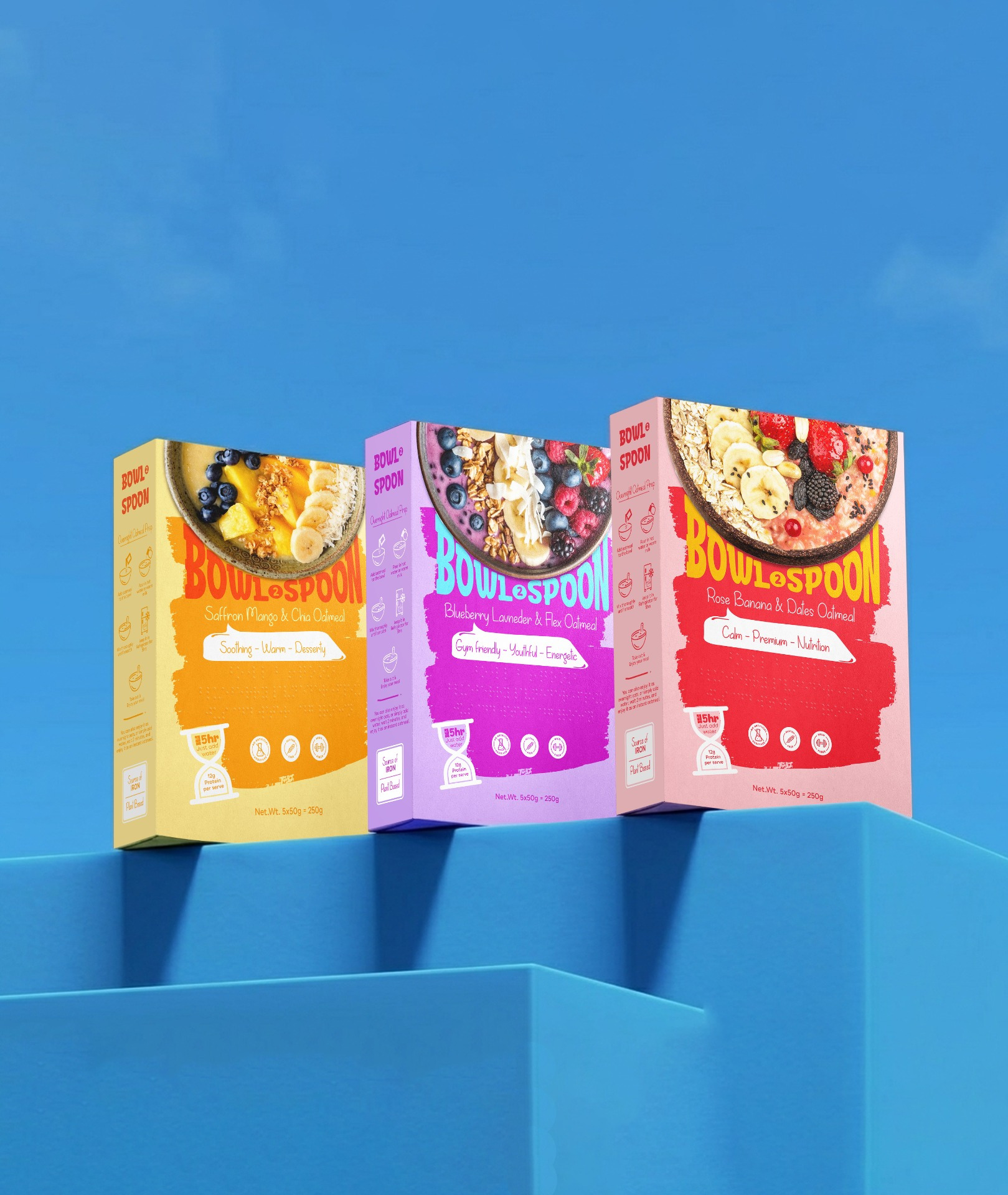 Bowl2Spoon – Inclusive Oat Meal Packaging Design