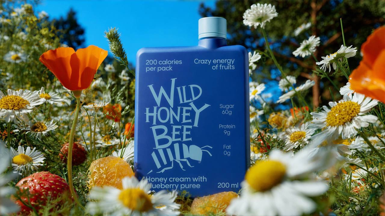 Honey super food packaging