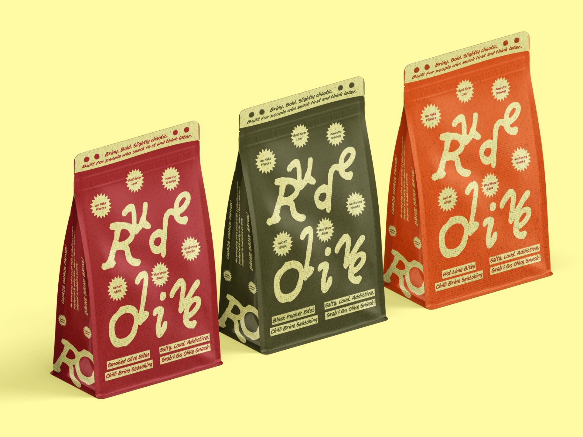 Rude Olive — Brand Identity & Packaging Design