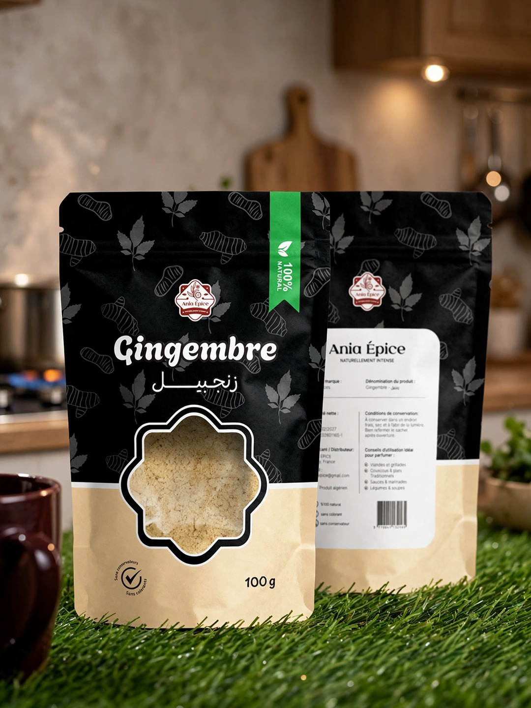 Ania Épices — Premium Algerian Spice packaging design Collection