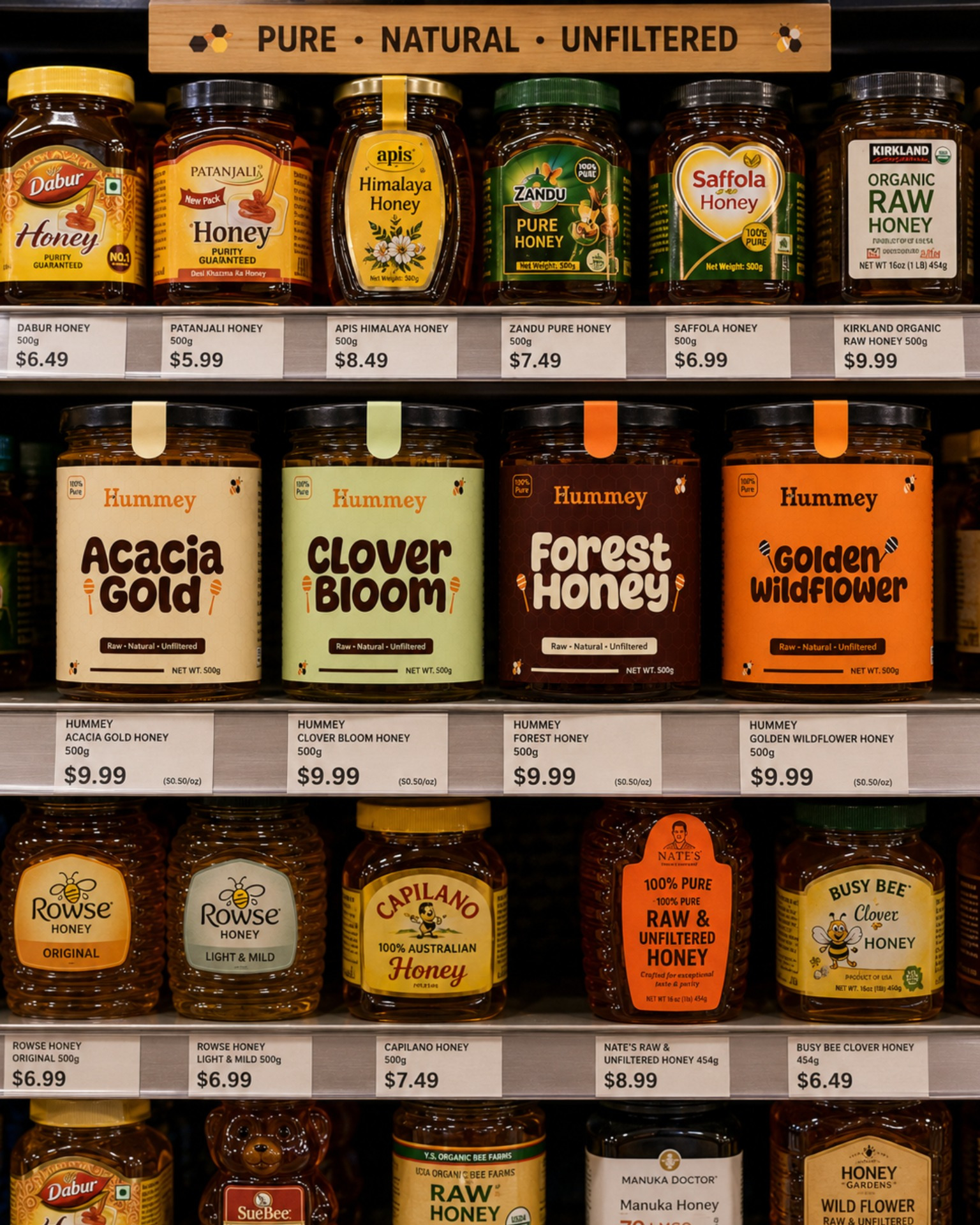 Hummey – Honey Packaging Design