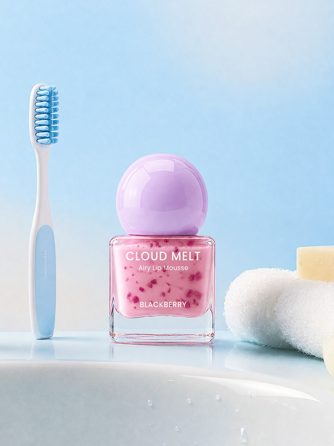 CLOUD MELT | Lip Mousse Balm Packaging AI