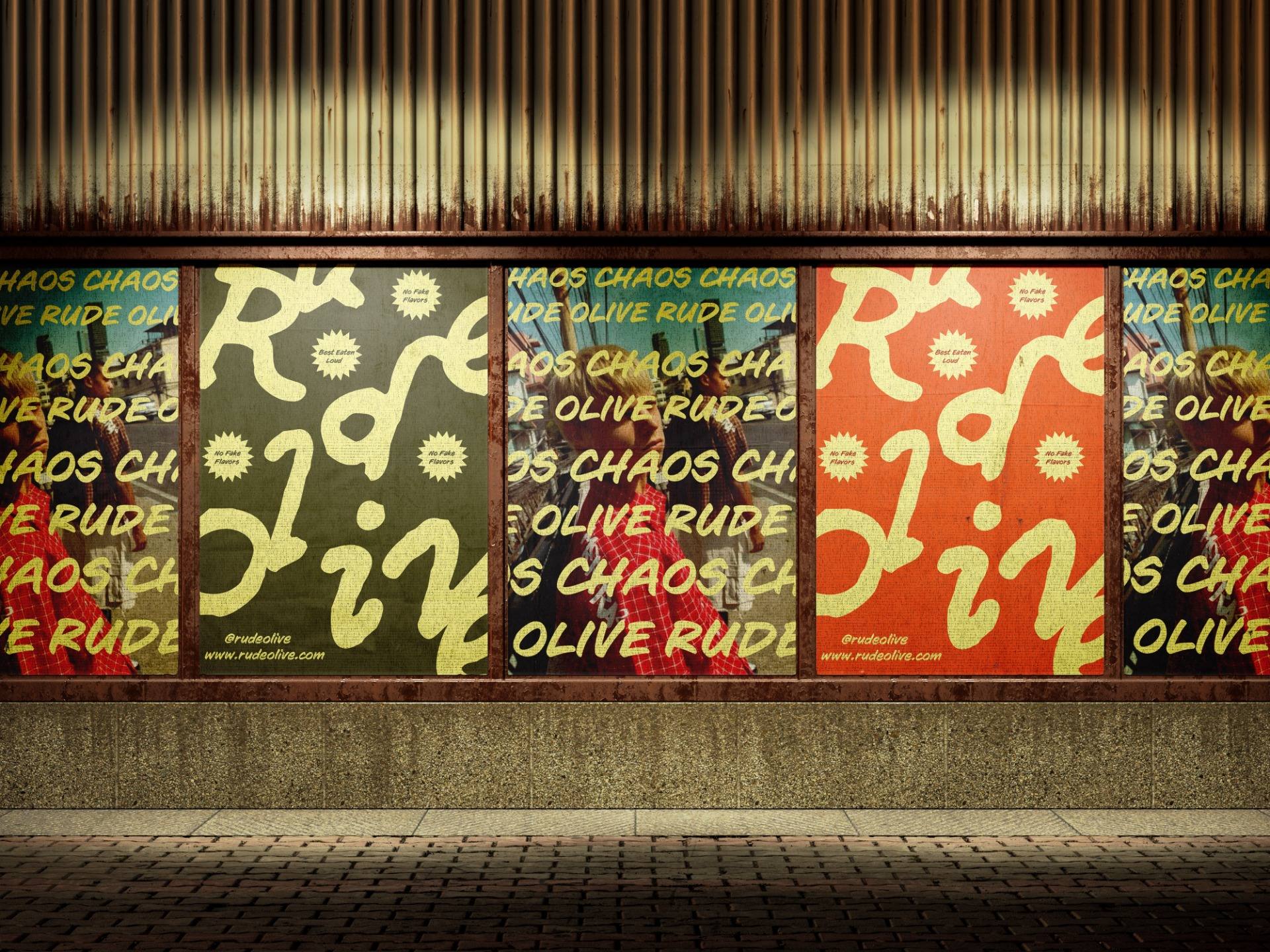 Rude Olive — Brand Identity & Packaging Design