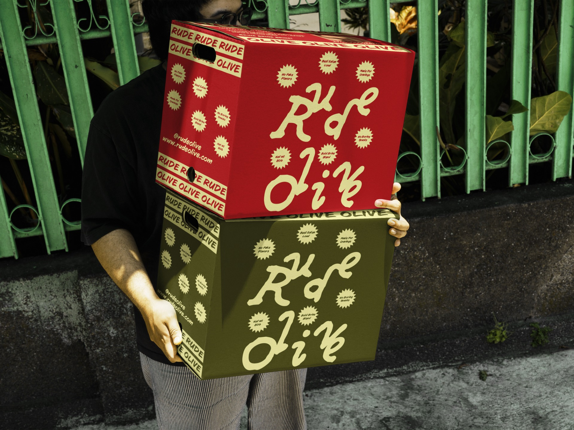 Rude Olive — Brand Identity & Packaging Design