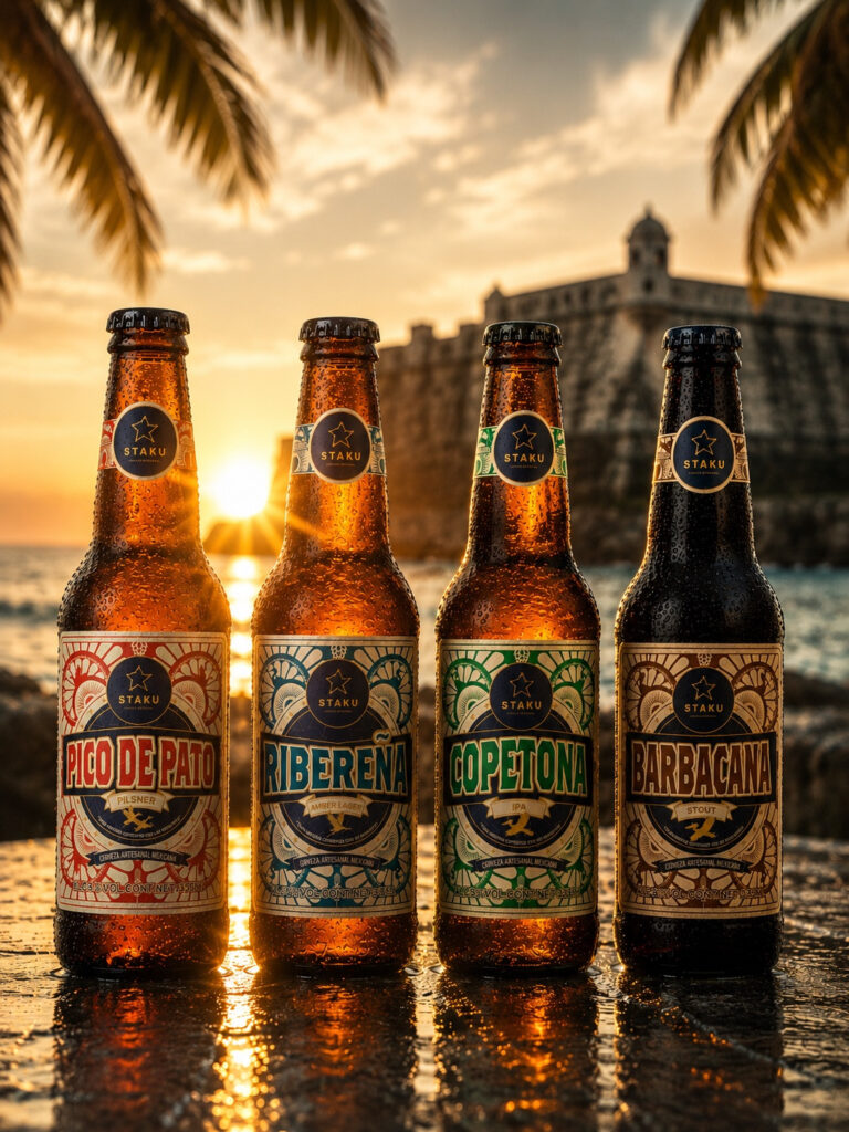 STAKU Craft Beer Packaging System Inspired by Veracruz