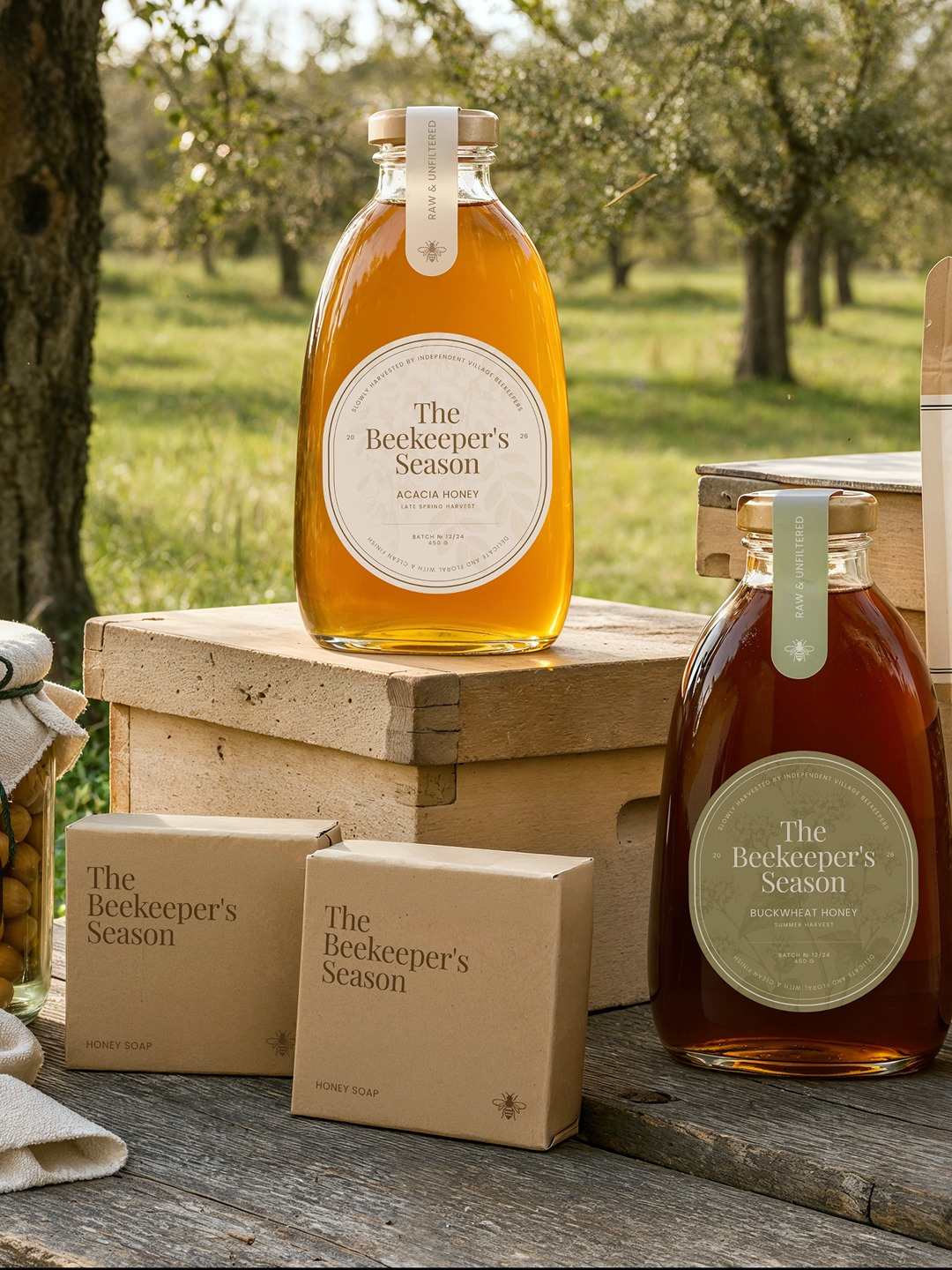 The Beekeeper’s Season Honey Brand Identity & Packaging